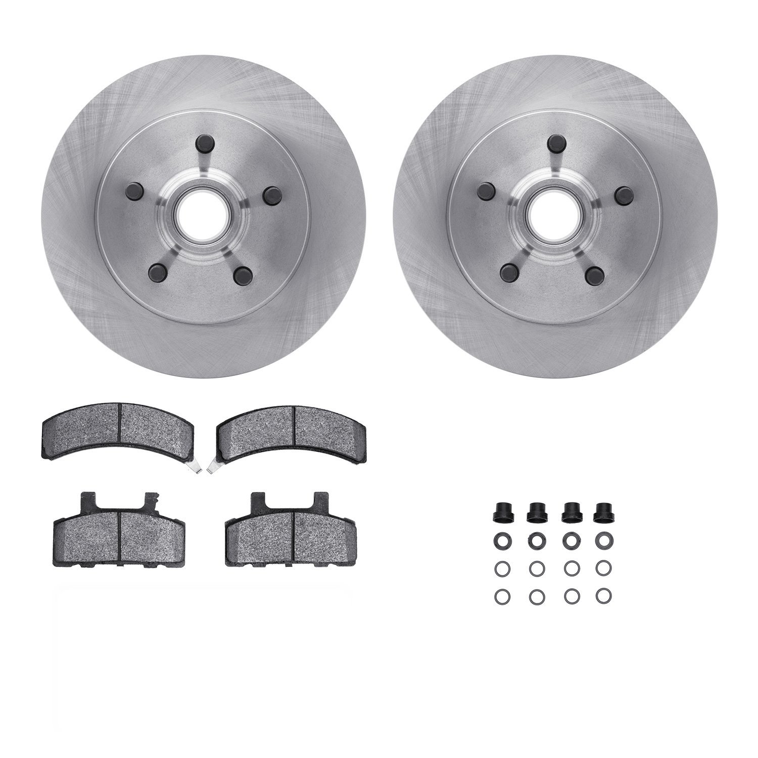 Brake Rotors with 3000-Series Ceramic Brake Pads Kit