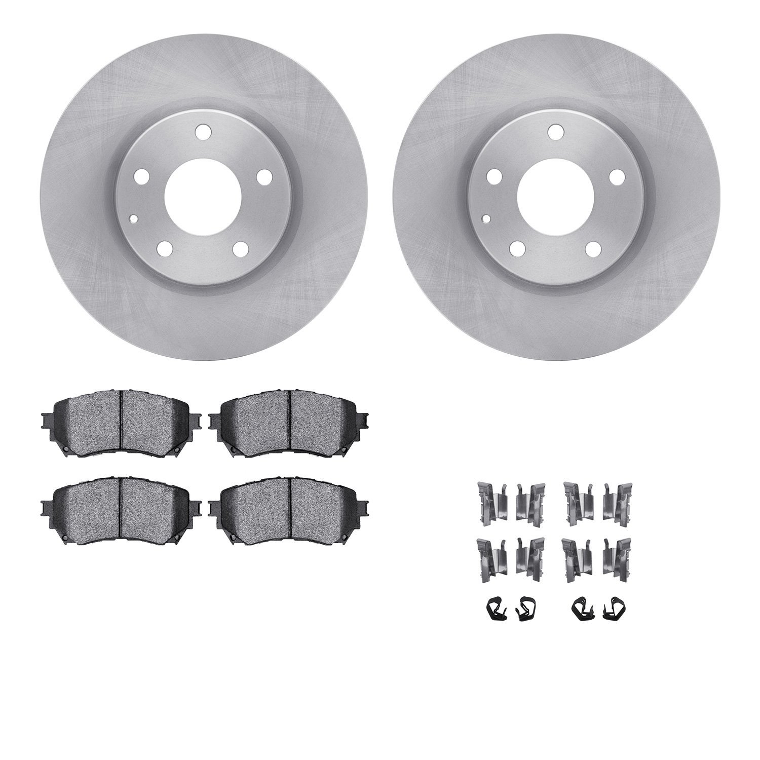 Brake Rotors with 3000-Series Ceramic Brake Pads Kit