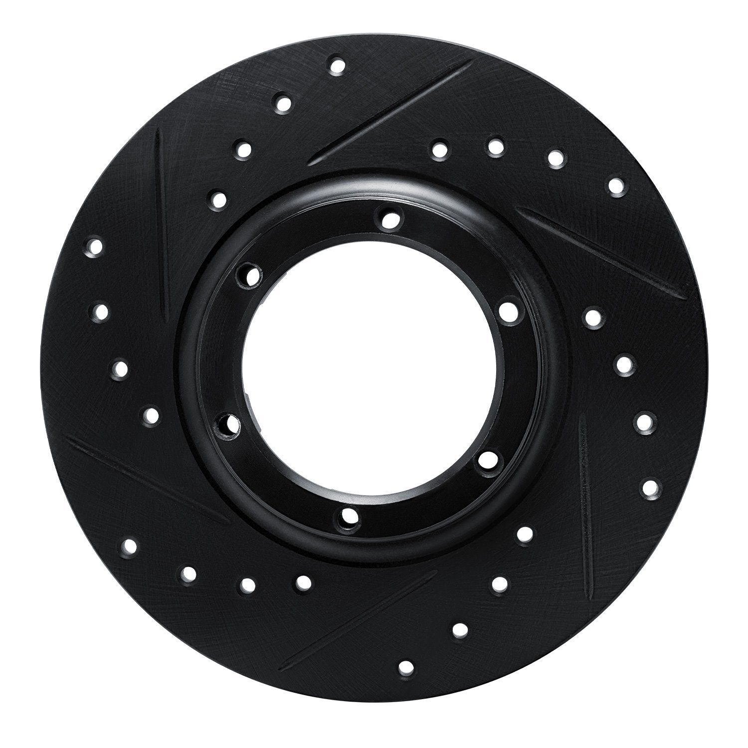 633-23000L Drilled/Slotted Brake Rotor [Black], 1971-1983 Renault, Position: Front Left,Rear Left