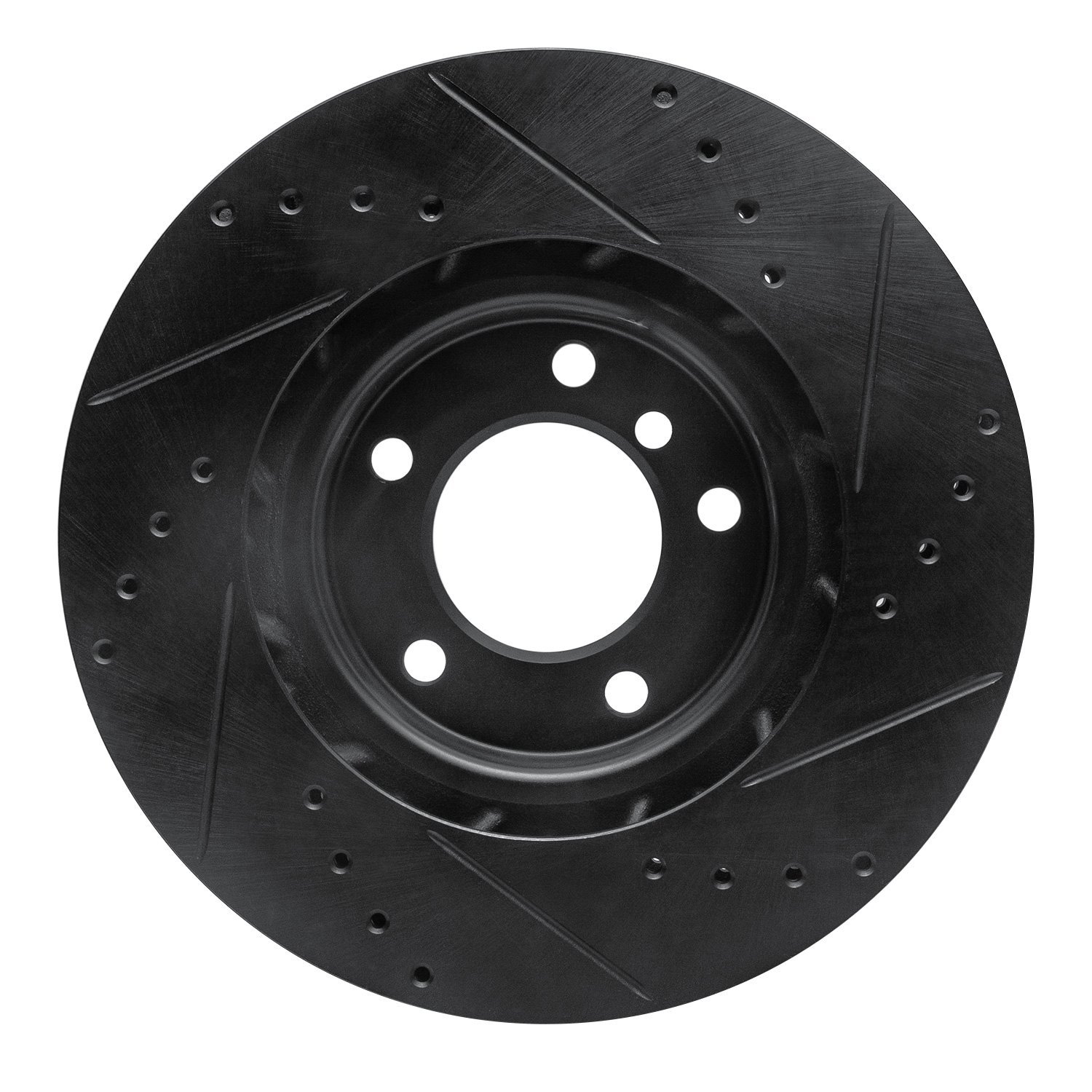 633-31037D Drilled/Slotted Brake Rotor [Black], 1995-2002 BMW, Position: Right Front