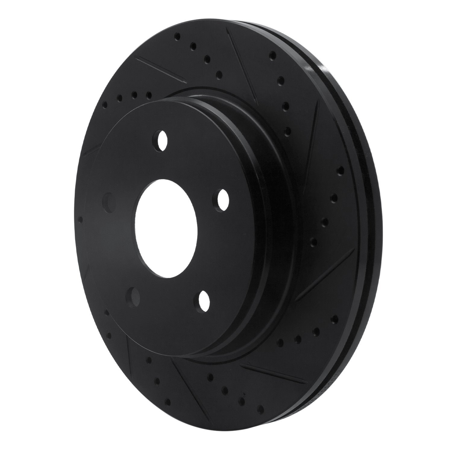633-40094R Drilled/Slotted Brake Rotor [Black], Fits Select Mopar, Position: Front Right