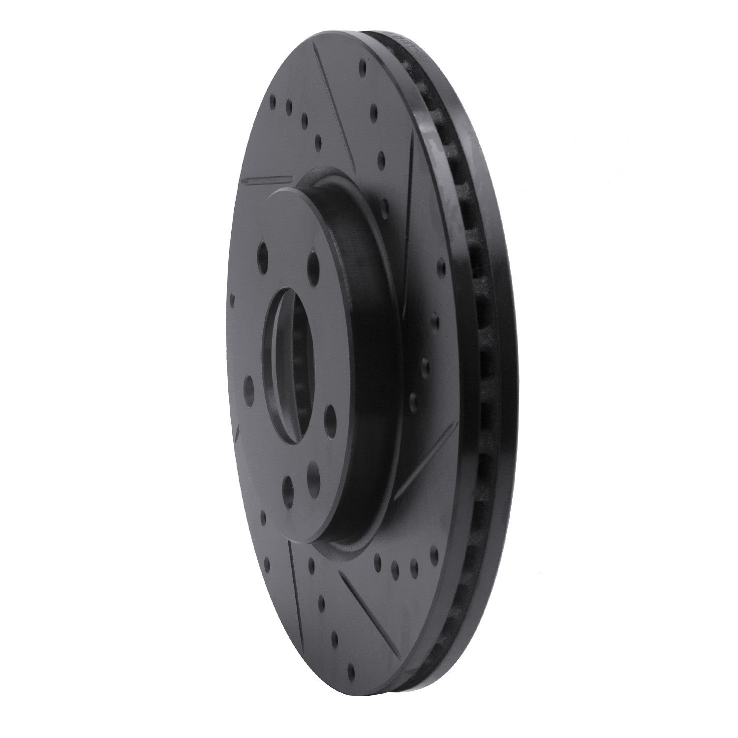 633-45045R Drilled/Slotted Brake Rotor [Black], Fits Select GM, Position: Front Right
