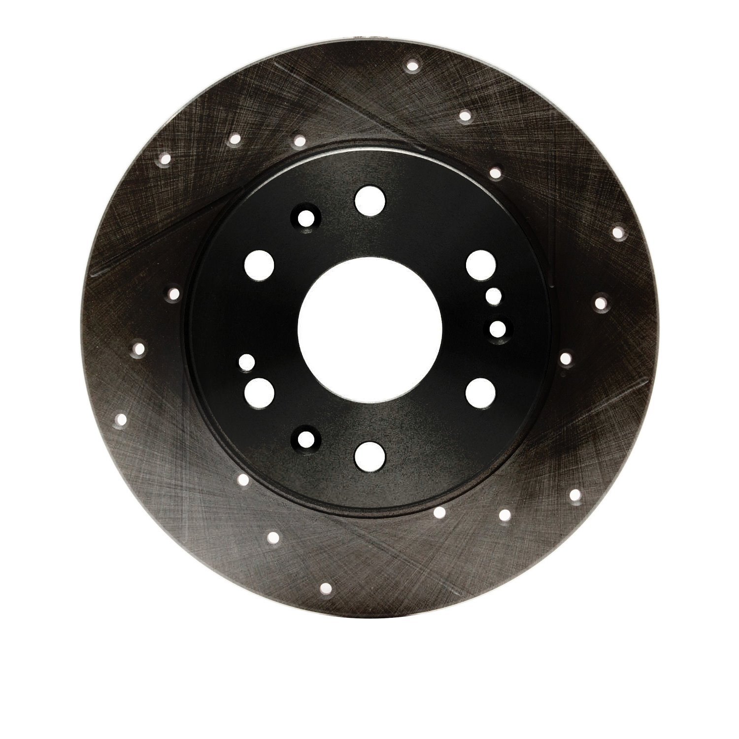 633-48050R Drilled/Slotted Brake Rotor [Black], 2005-2020 GM, Position: Front Right