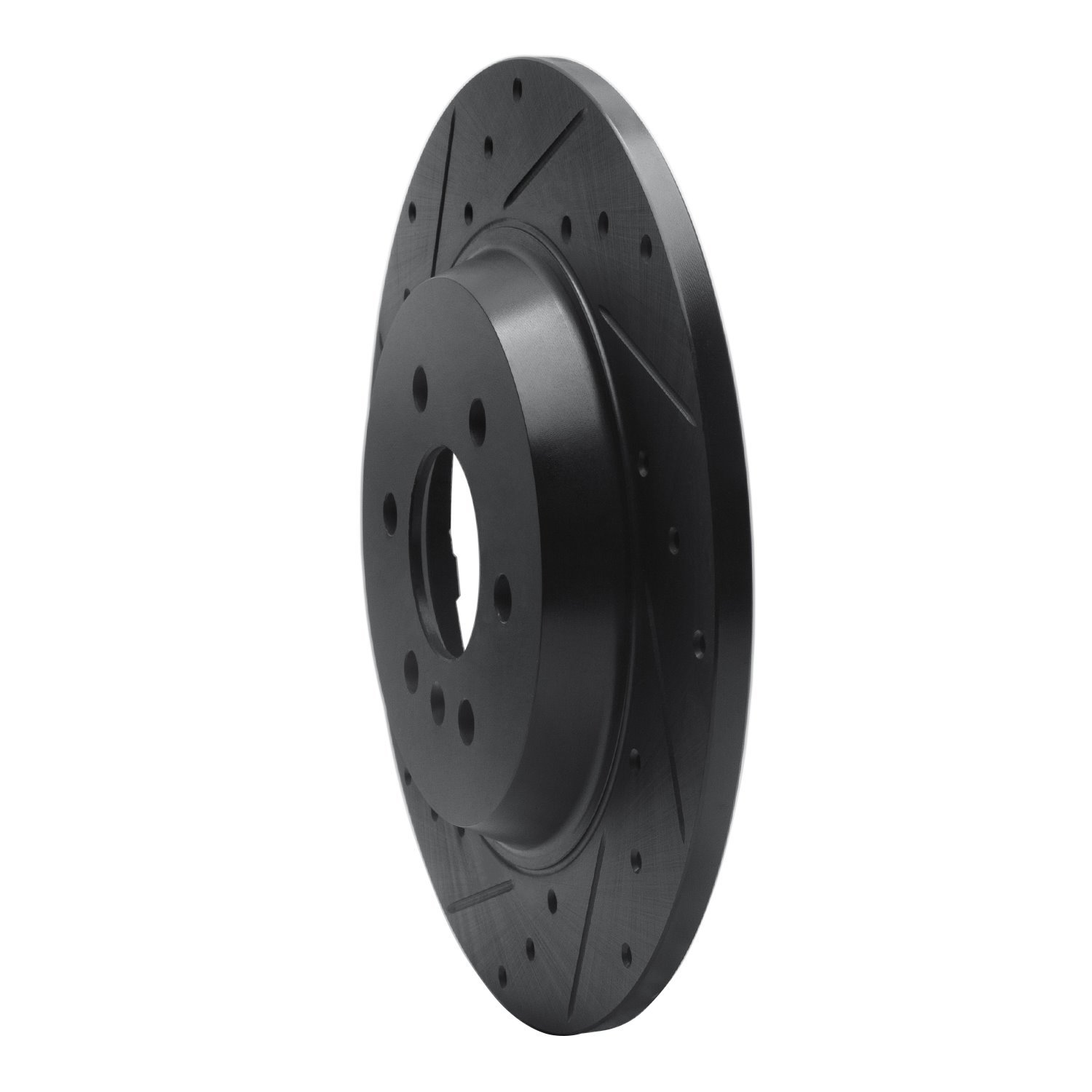 Drilled/Slotted Brake Rotor [Black], 2011-2015 VPG