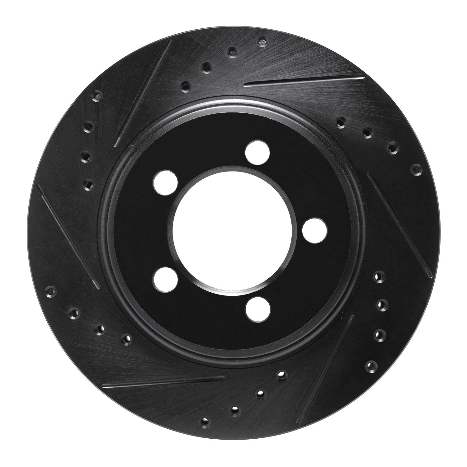 633-54042L Drilled/Slotted Brake Rotor [Black], 1967-1967 Ford/Lincoln/Mercury/Mazda, Position: Front Left