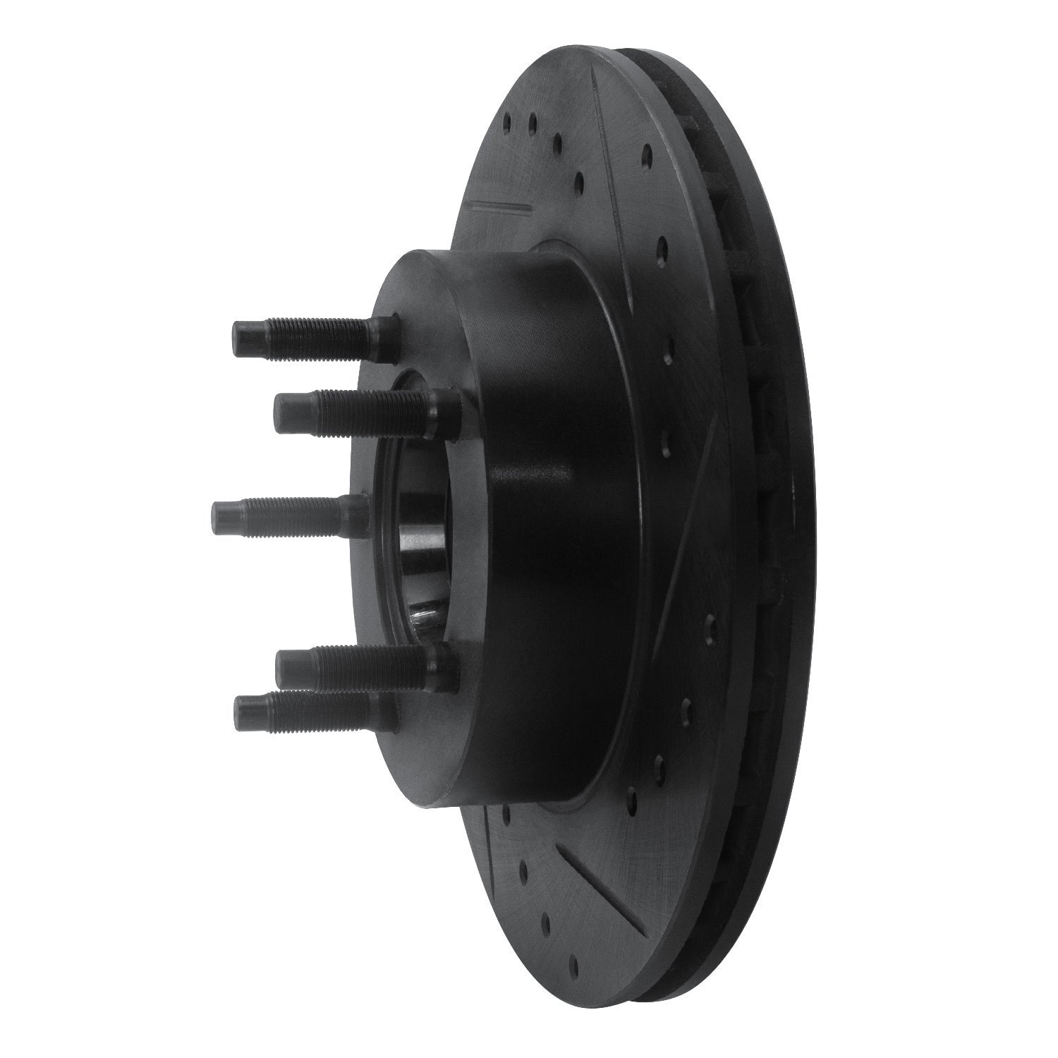 Drilled/Slotted Brake Rotor [Black], 1993-1994