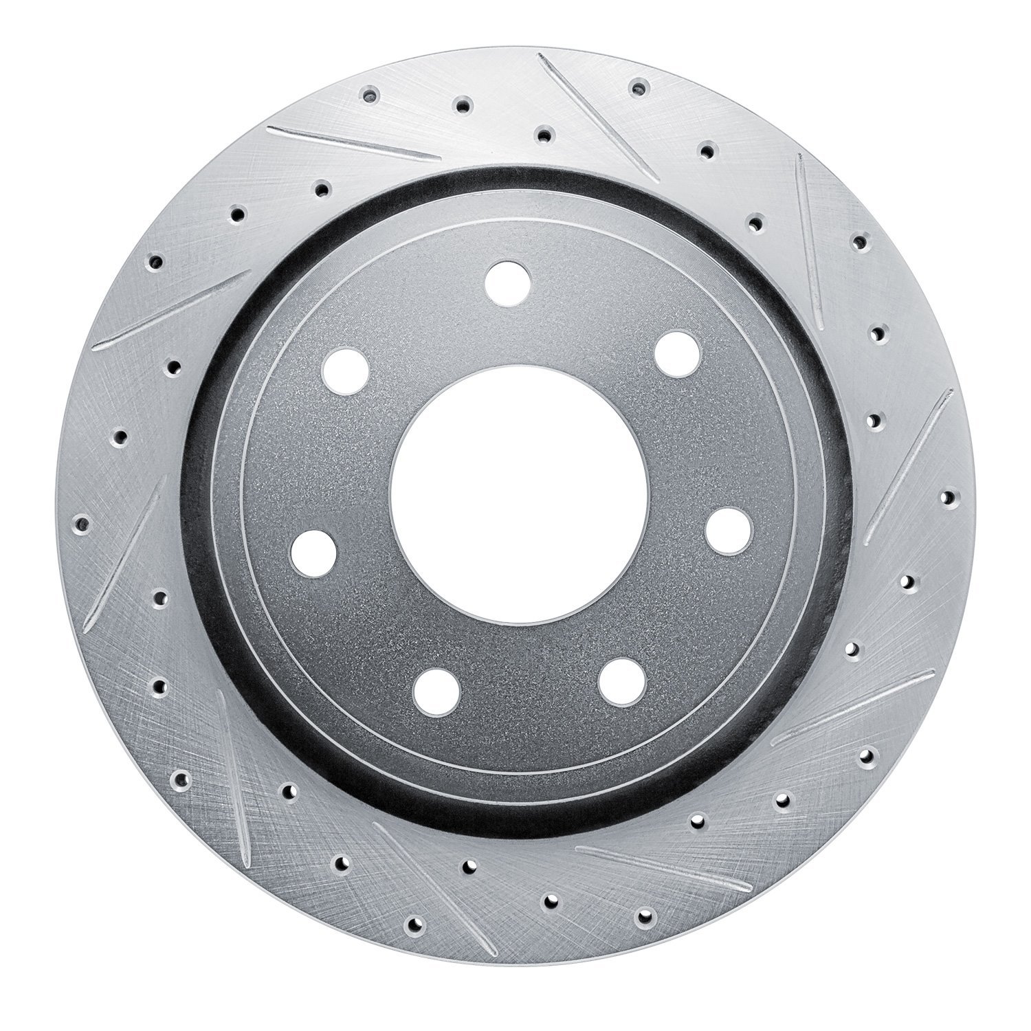 633-54128R Drilled/Slotted Brake Rotor [Black], 1994-1994 Ford/Lincoln/Mercury/Mazda, Position: Front Right