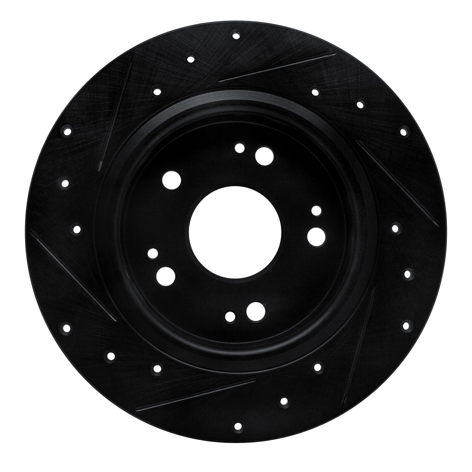633-59060R Drilled/Slotted Brake Rotor [Black], 2016-2016 Acura/Honda, Position: Rear Right