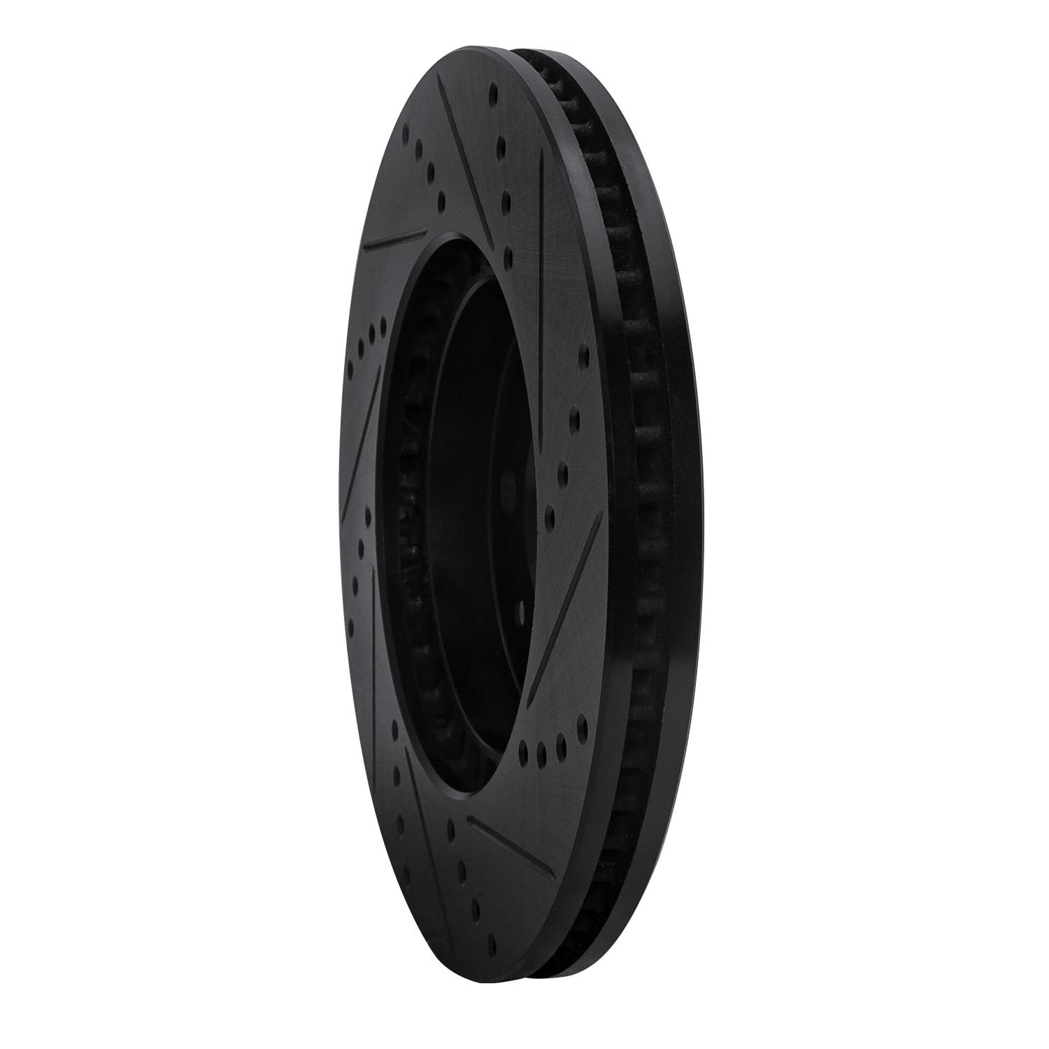 Drilled/Slotted Brake Rotor [Black], 1988-1998 GM