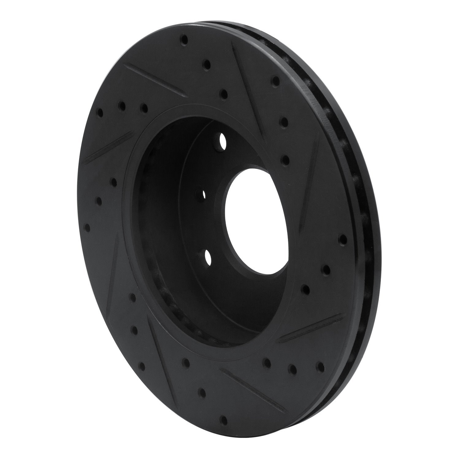 Drilled/Slotted Brake Rotor [Black], 1989-2013 Multiple Makes/Models