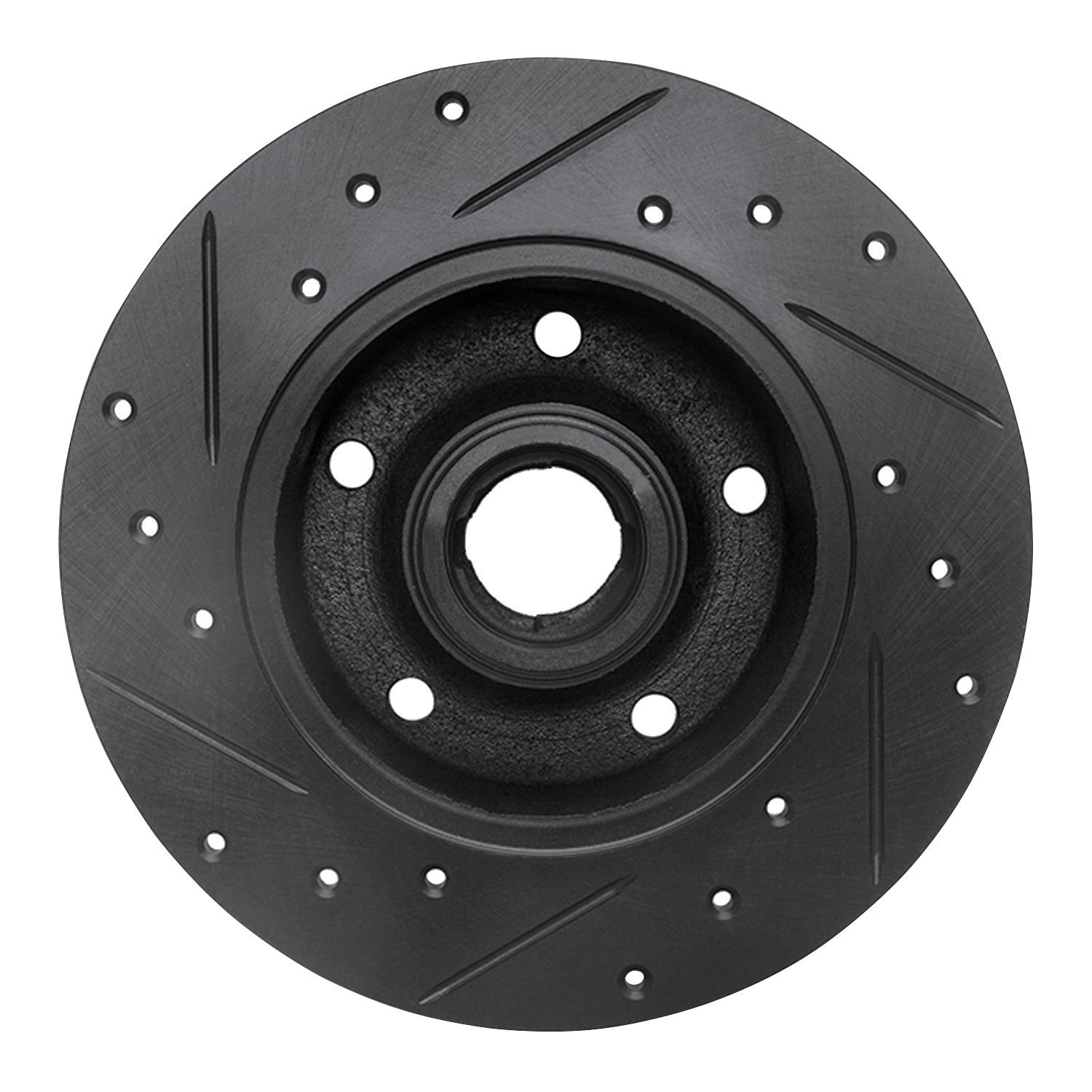 Drilled/Slotted Brake Rotor [Black], 1996-2008 Audi/Volkswagen