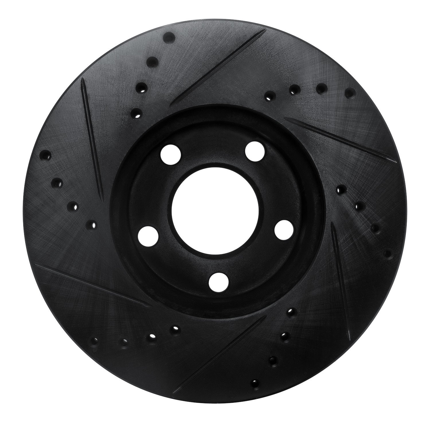 633-74017R Drilled/Slotted Brake Rotor [Black], 1998-1998 Audi/Volkswagen, Position: Front Right