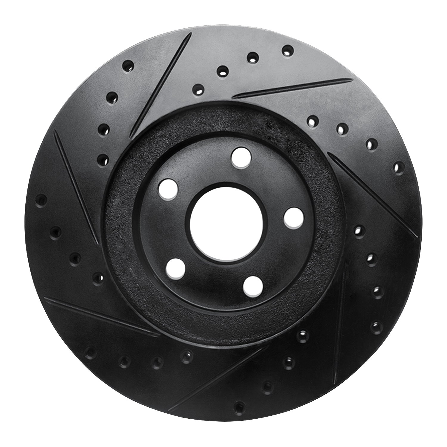 633-76042R Drilled/Slotted Brake Rotor [Black], 1987-1991 Lexus/Toyota/Scion, Position: Front Right