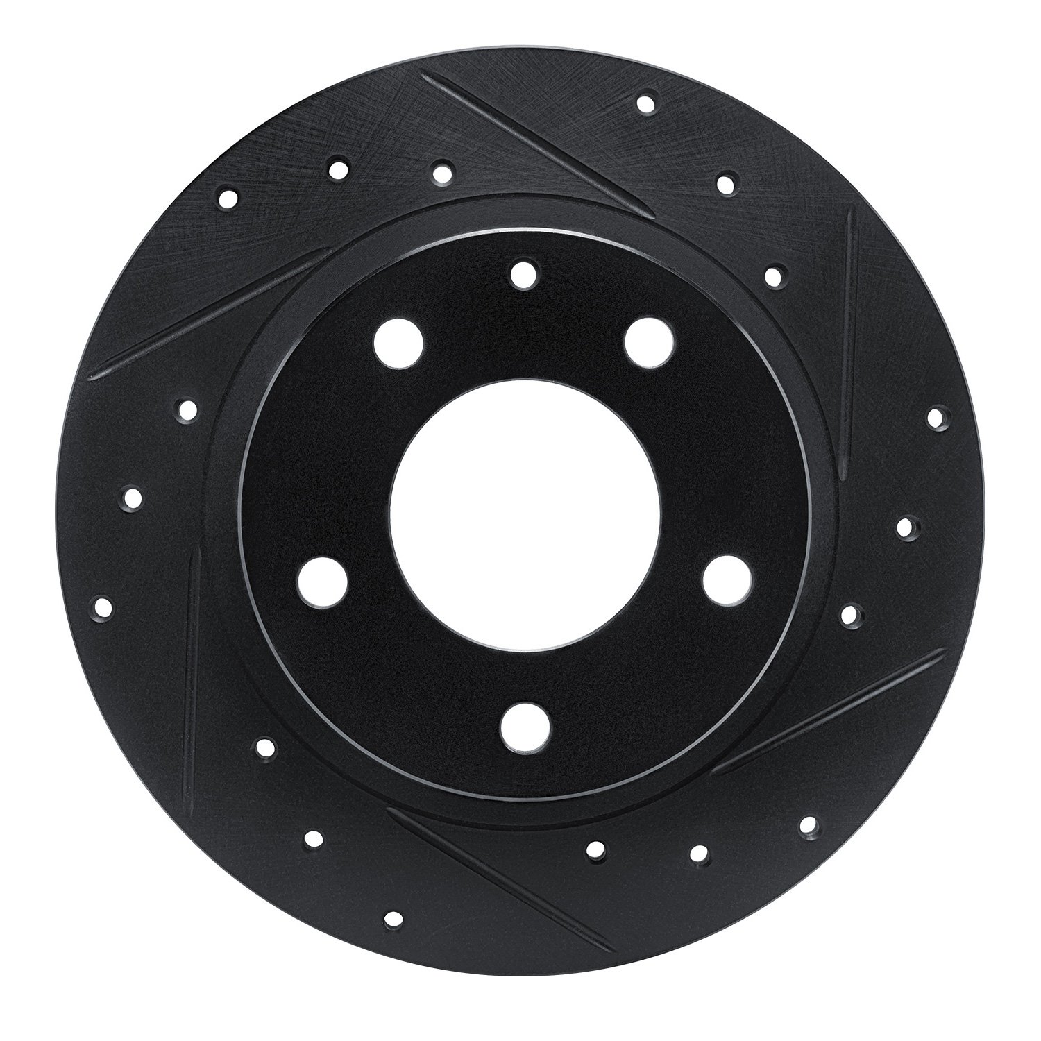 633-80029R Drilled/Slotted Brake Rotor [Black], 1993-2003 Ford/Lincoln/Mercury/Mazda, Position: Rear Right