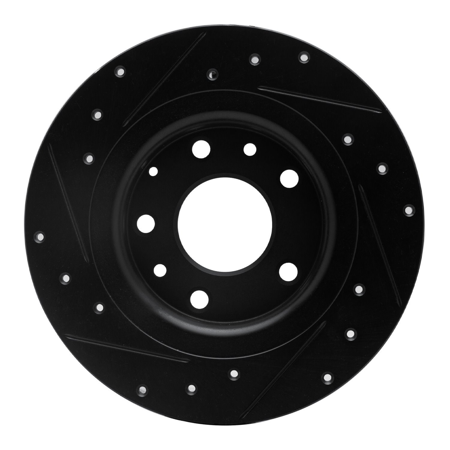Drilled/Slotted Brake Rotor [Black], 2016-2018