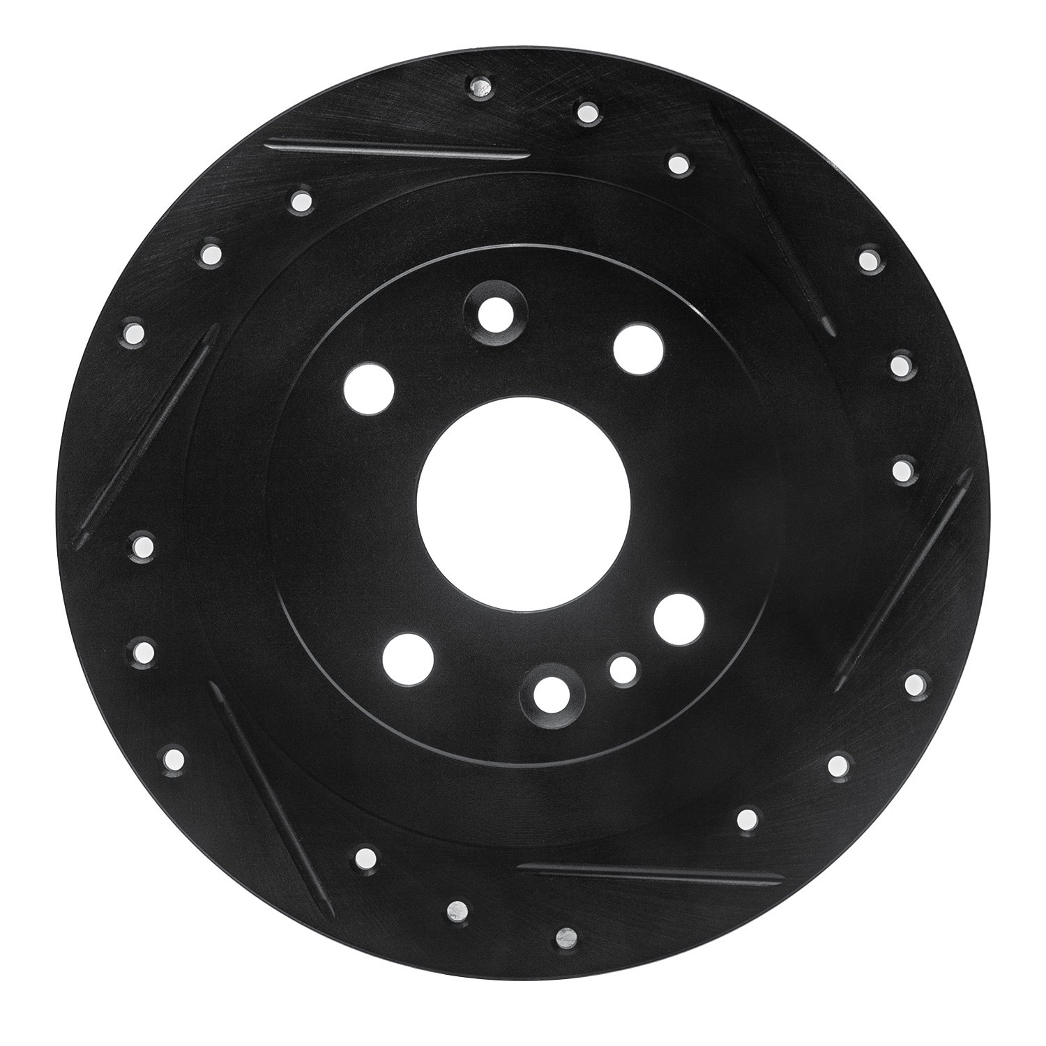 633-92127R Drilled/Slotted Brake Rotor [Black], 2018-2019 Audi/Volkswagen, Position: Rear Right