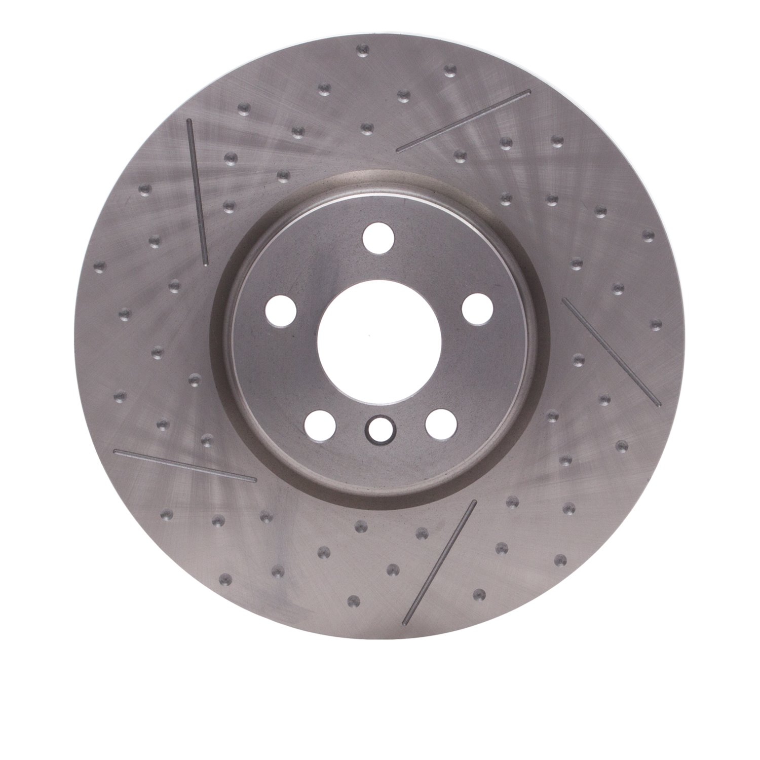 640-32019 Dimpled & Slotted Brake Rotor, 2015-2019 Mini, Position: Front