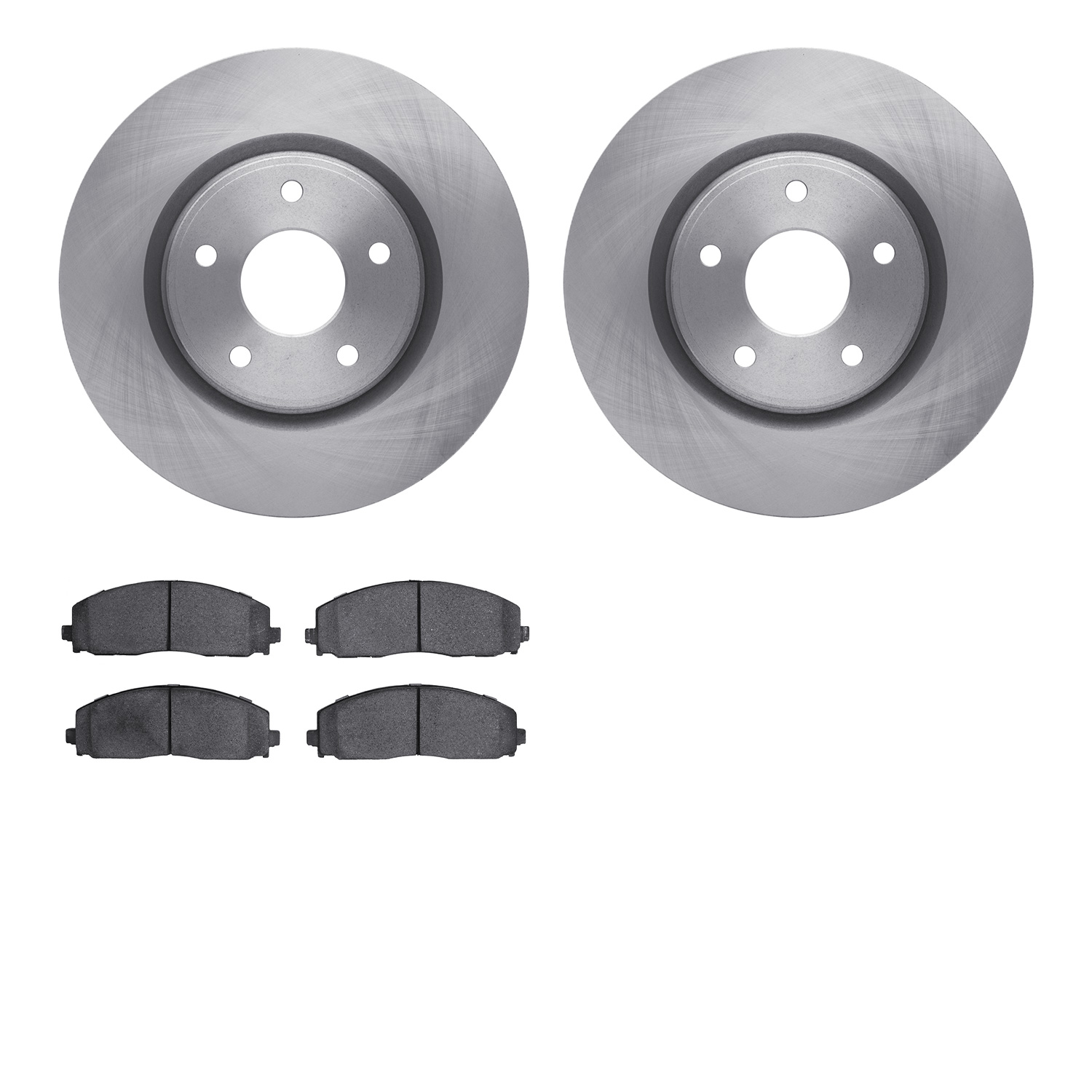 6402-40067 Brake Rotors with Ultimate-Duty Brake Pads, Fits Select Multiple Makes/Models, Position: Front