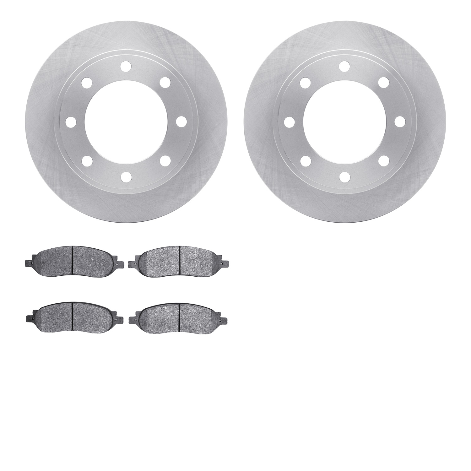 6402-54243 Brake Rotors with Ultimate-Duty Brake Pads, 2005-2007 Ford/Lincoln/Mercury/Mazda, Position: Rear