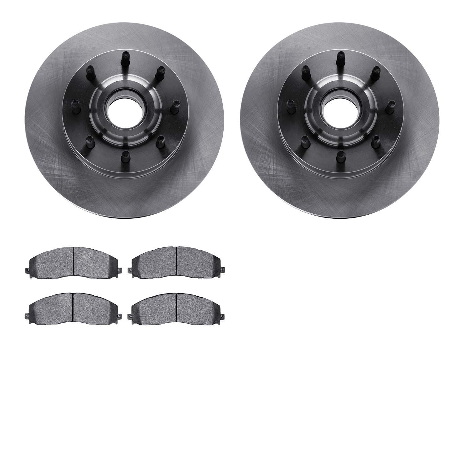 Brake Rotors with Ultimate-Duty Brake Pads, Fits Select