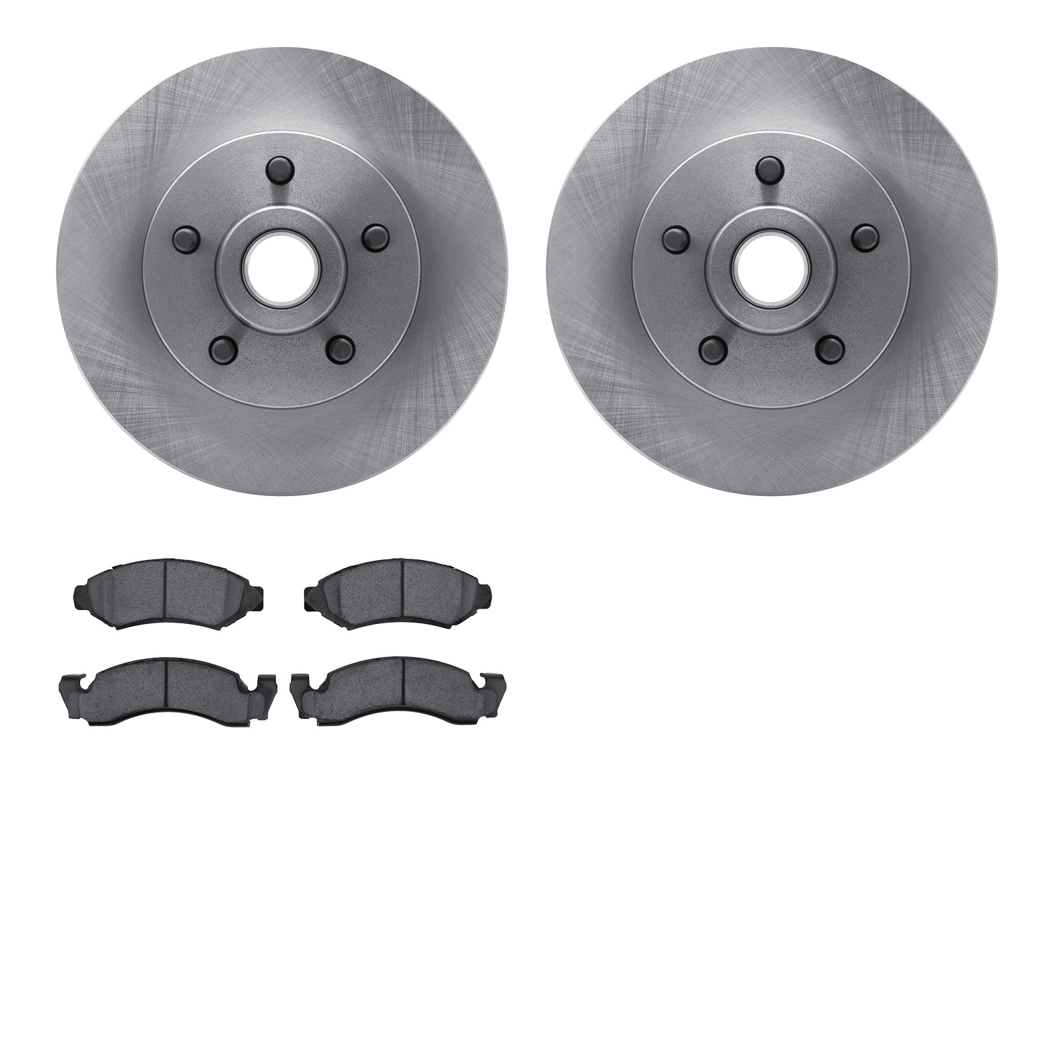 6402-56001 Brake Rotors with Ultimate-Duty Brake Pads, 1972-1973 Ford/Lincoln/Mercury/Mazda, Position: Front