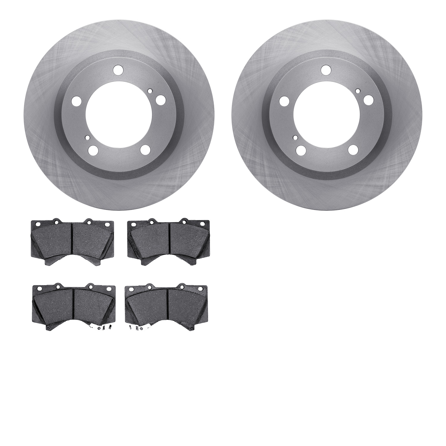 6402-76064 Brake Rotors with Ultimate-Duty Brake Pads, 2008-2021 Lexus/Toyota/Scion, Position: Front