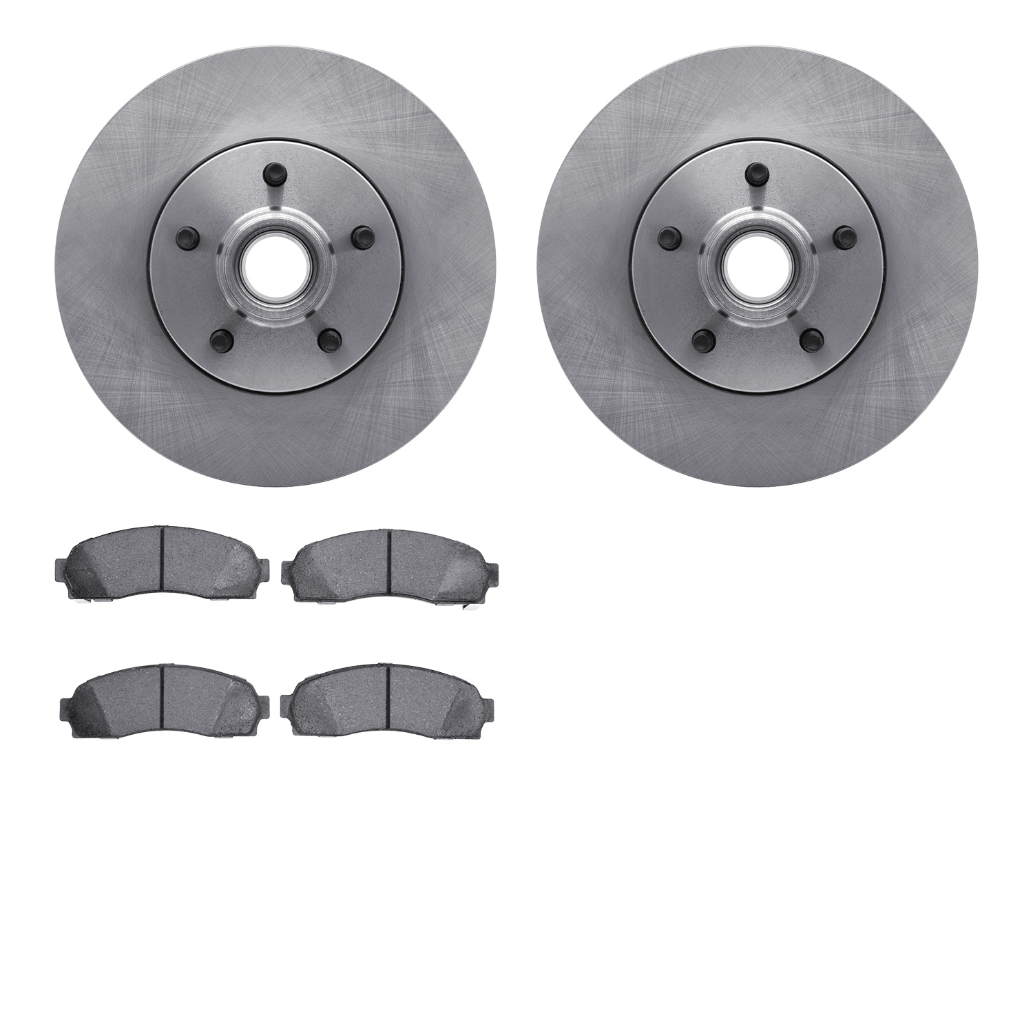 6402-92010 Brake Rotors with Ultimate-Duty Brake Pads, 2006-2012 Ford/Lincoln/Mercury/Mazda, Position: Front