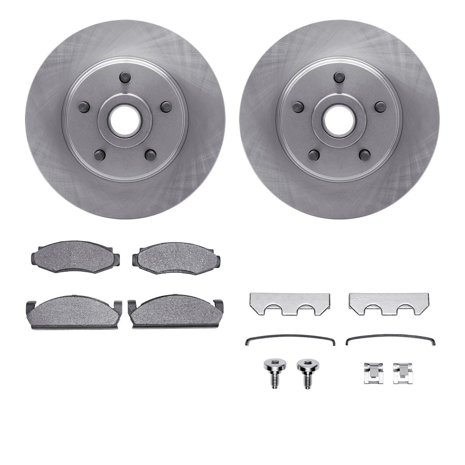 Brake Rotors with Ultimate-Duty Brake Pads Kit &