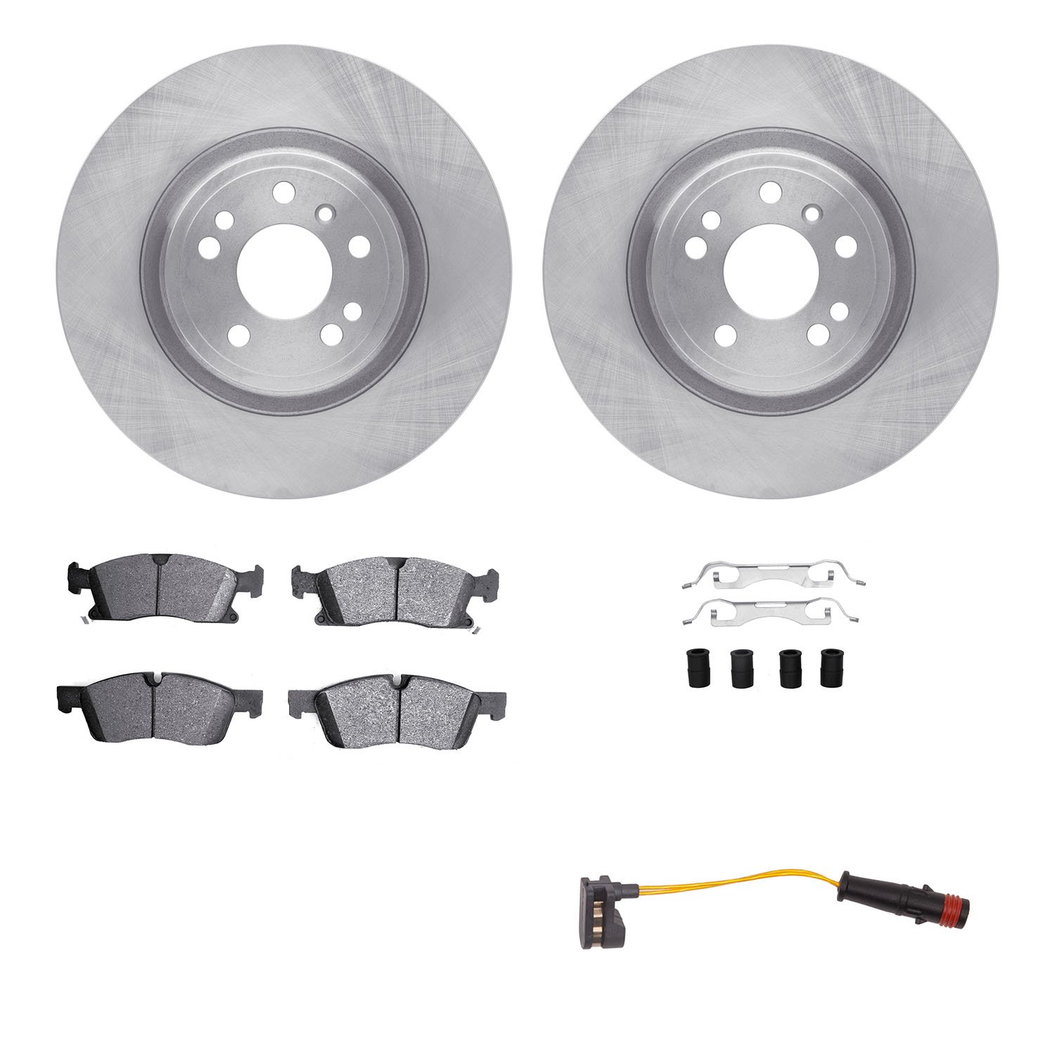 Brake Rotors with Ultimate-Duty Brake Pads/Sensor & Hardware