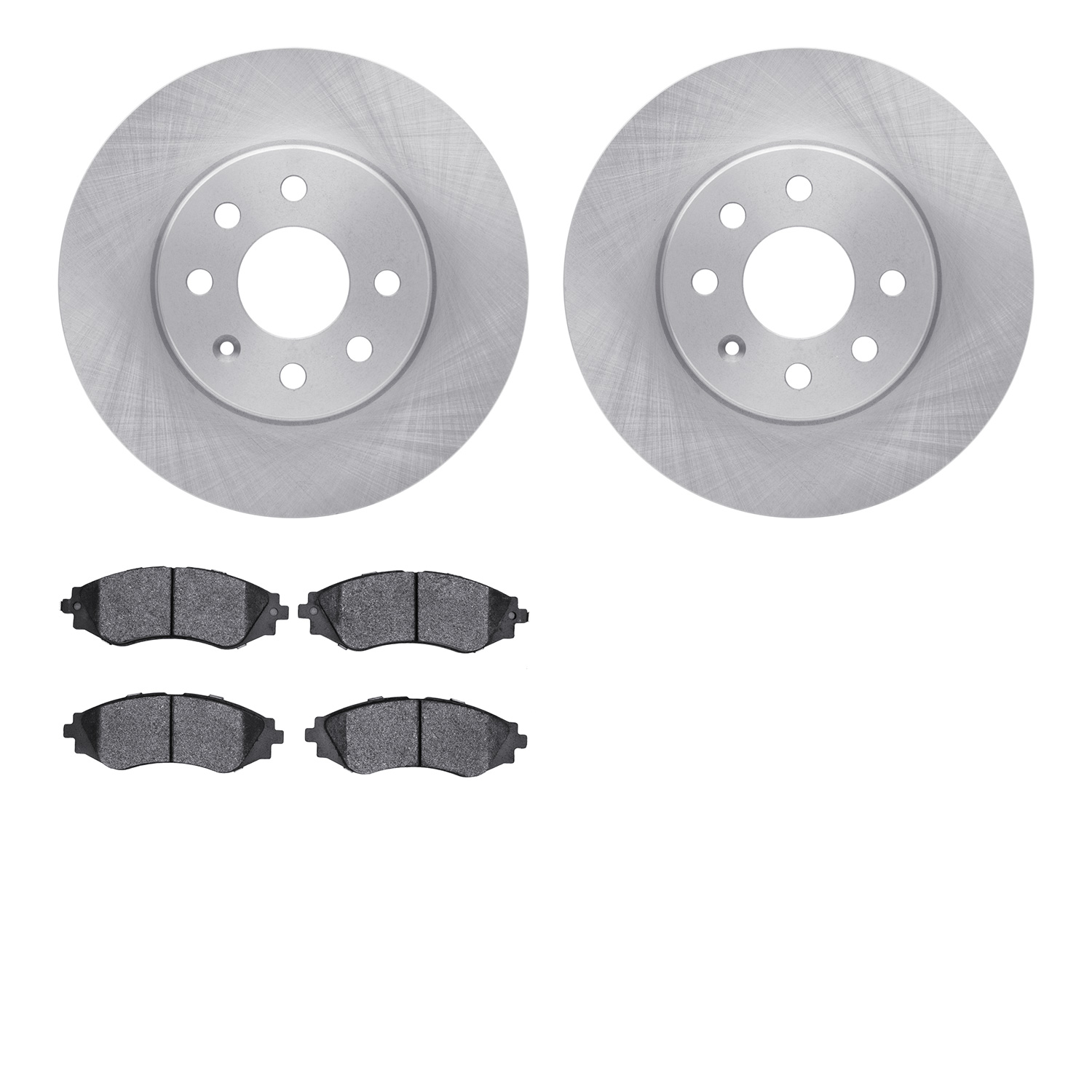 Brake Rotors w/5000 Advanced Brake Pads Kit, 2000-2002