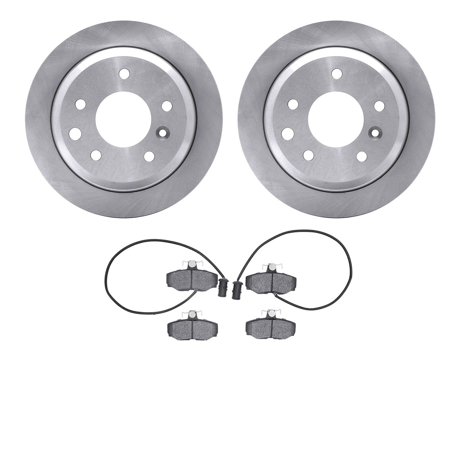 Brake Rotors w/5000 Advanced Brake Pads Kit, 1986-1987