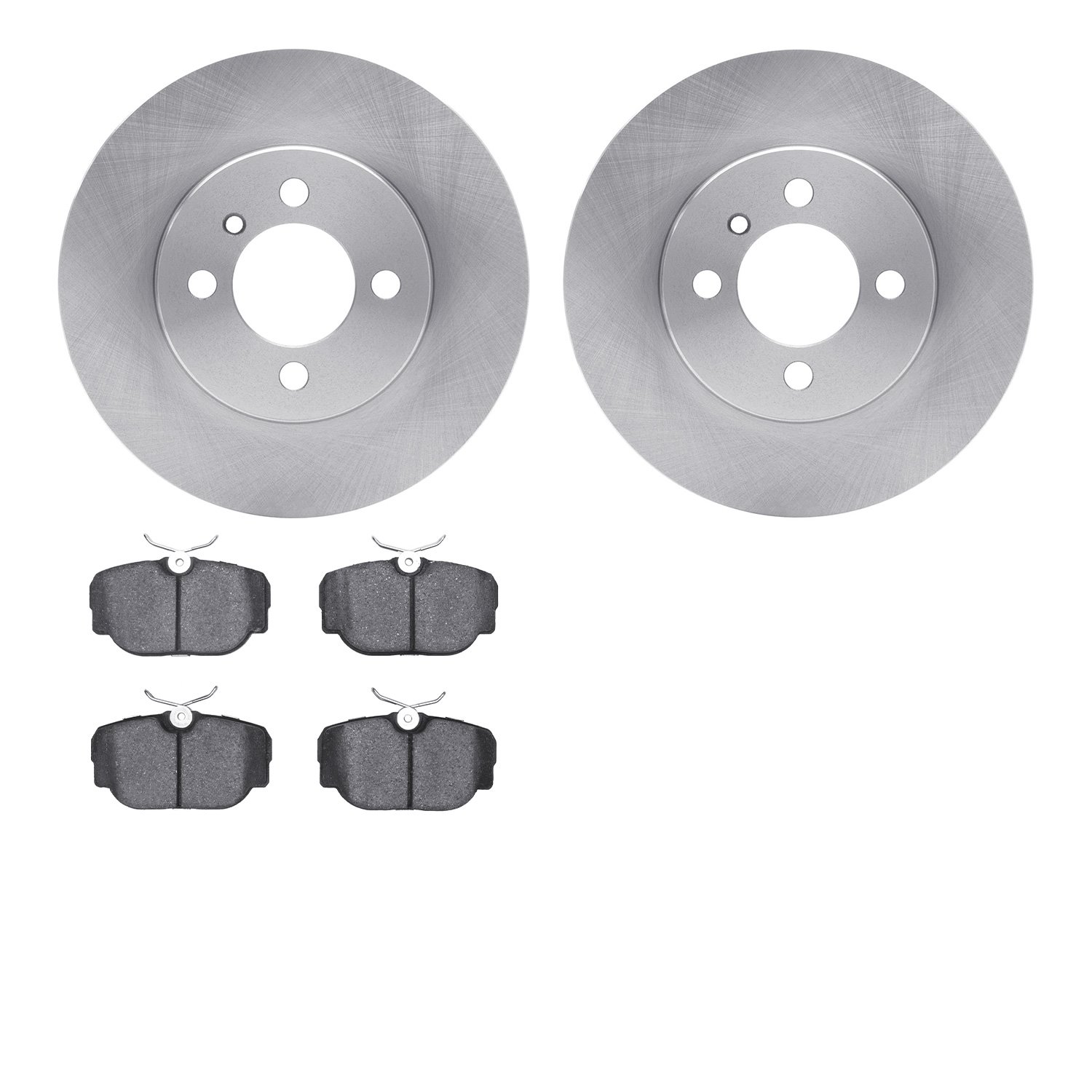 Brake Rotors w/5000 Advanced Brake Pads Kit, 1984-1991