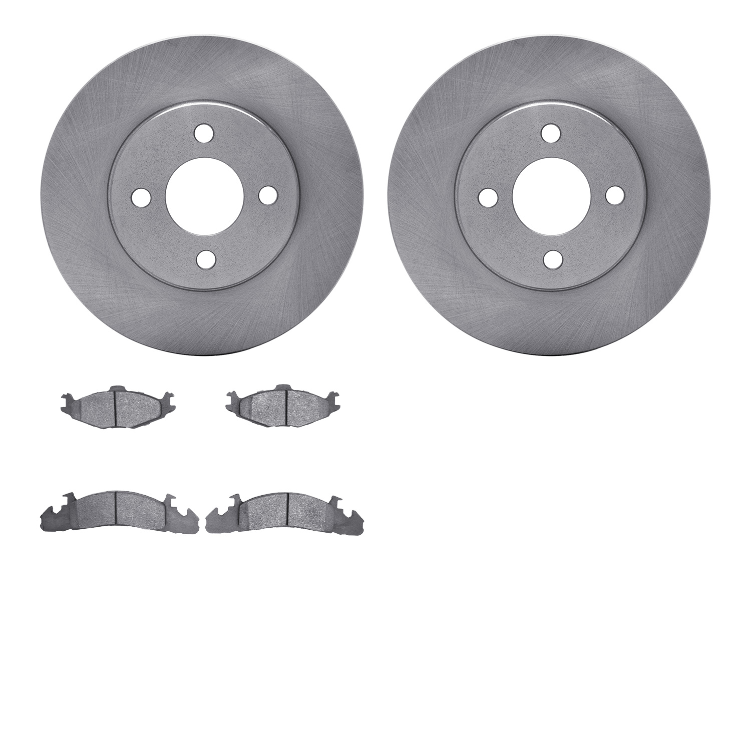 Brake Rotors w/5000 Advanced Brake Pads Kit, 1984-1985