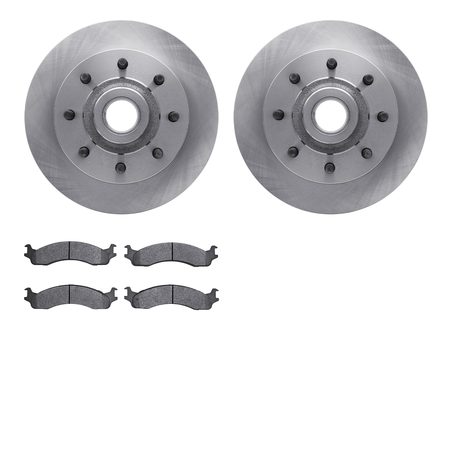 Brake Rotors w/5000 Advanced Brake Pads Kit, 1998-2003