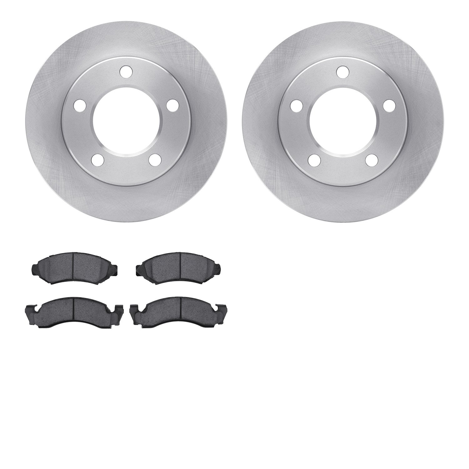 Brake Rotors w/5000 Advanced Brake Pads Kit, 1976-1978