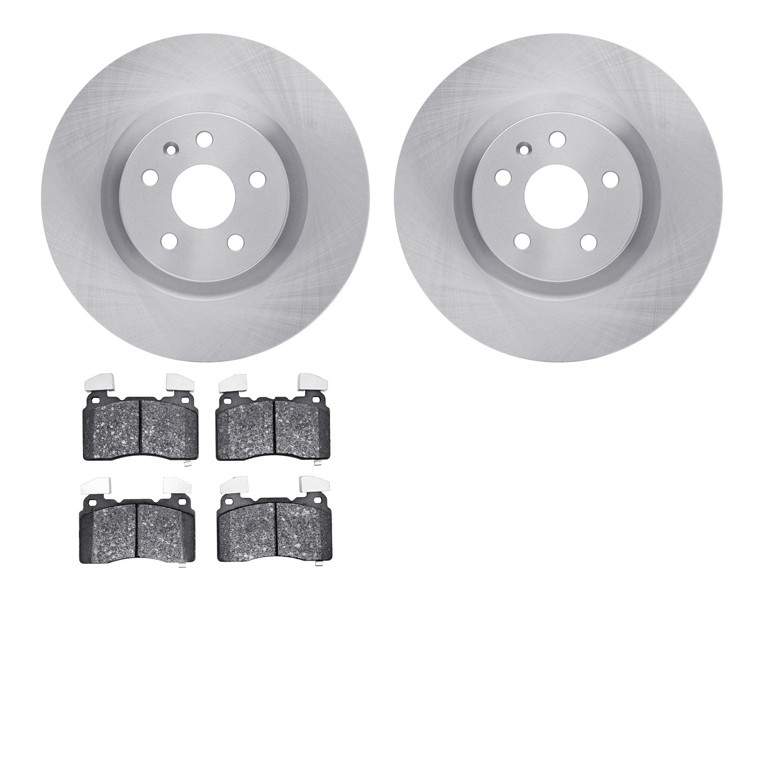 Brake Rotors w/5000 Advanced Brake Pads Kit, 2014-2017