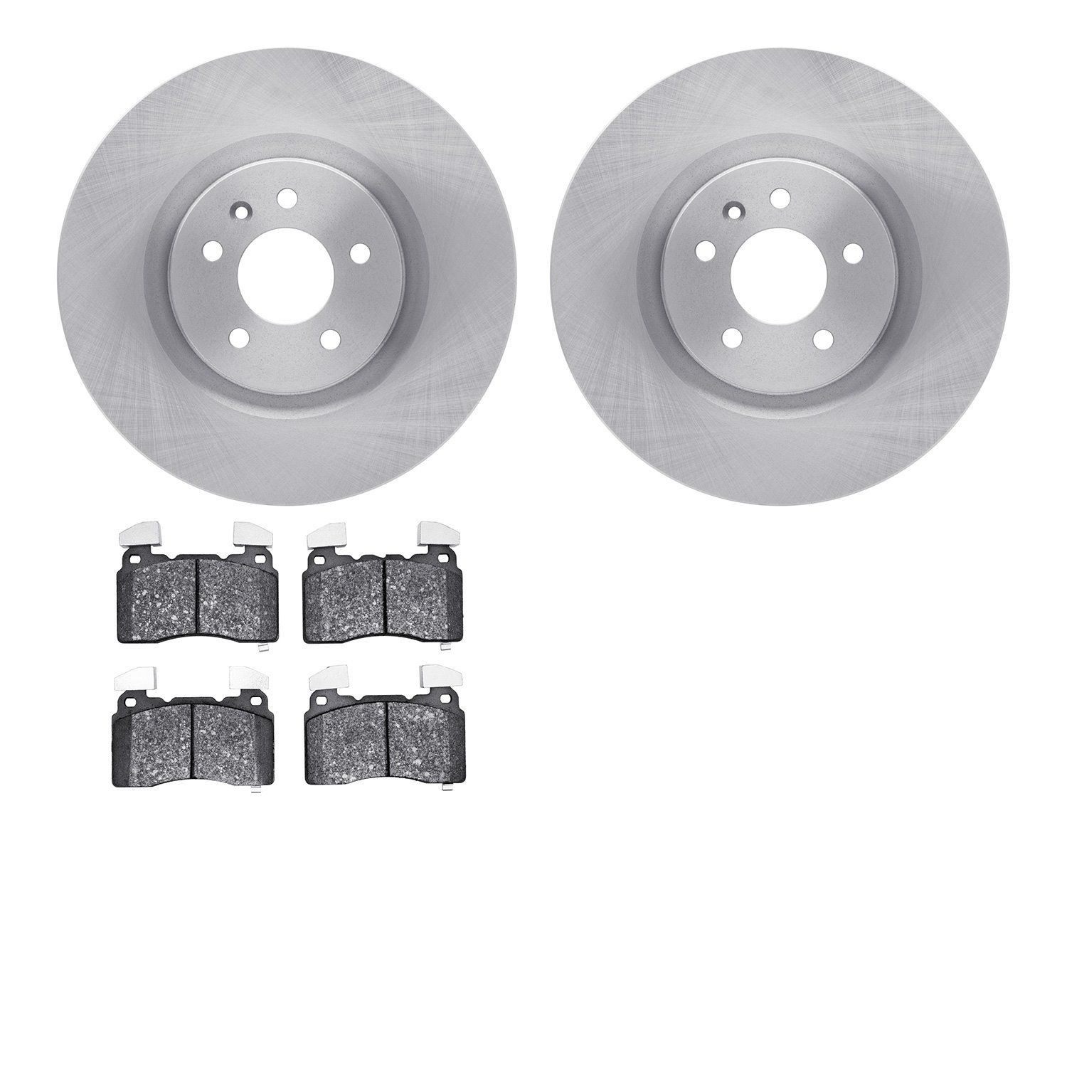 6502-46260 Brake Rotors w/5000 Advanced Brake Pads Kit, 2016-2016 GM, Position: Front