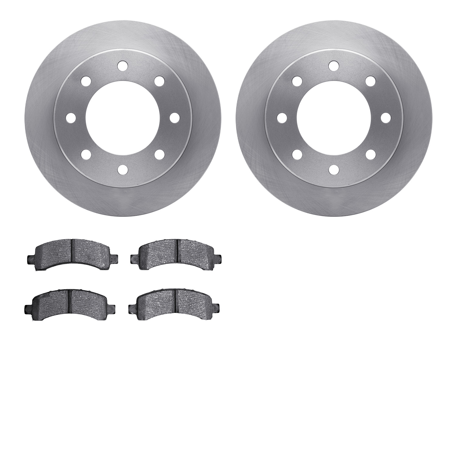 Brake Rotors w/5000 Advanced Brake Pads Kit, 2018-2020