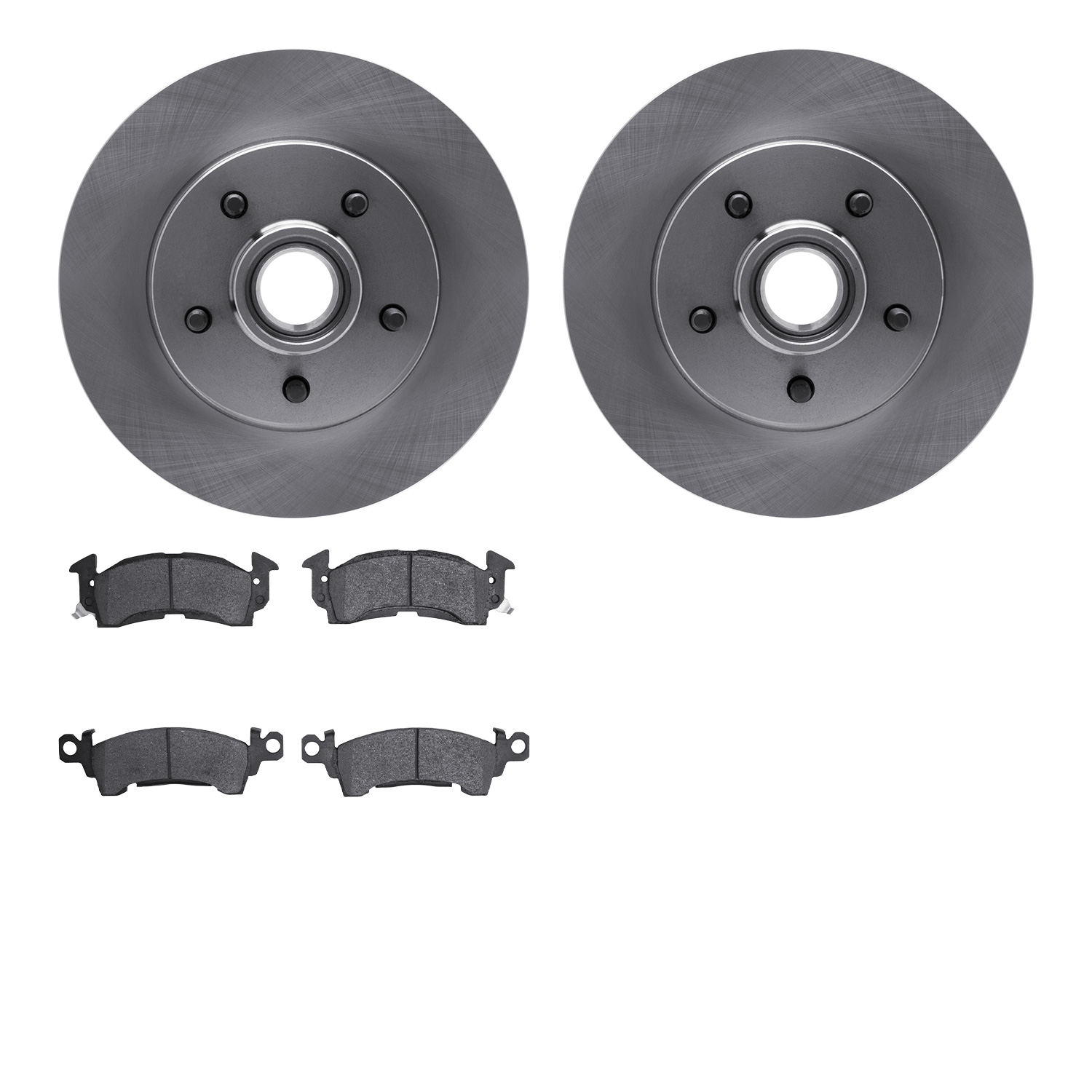 Brake Rotors w/5000 Advanced Brake Pads Kit, 1983-1992