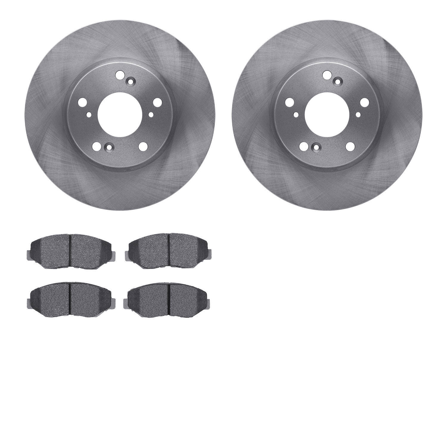 Brake Rotors w/5000 Advanced Brake Pads Kit, 2003-2017