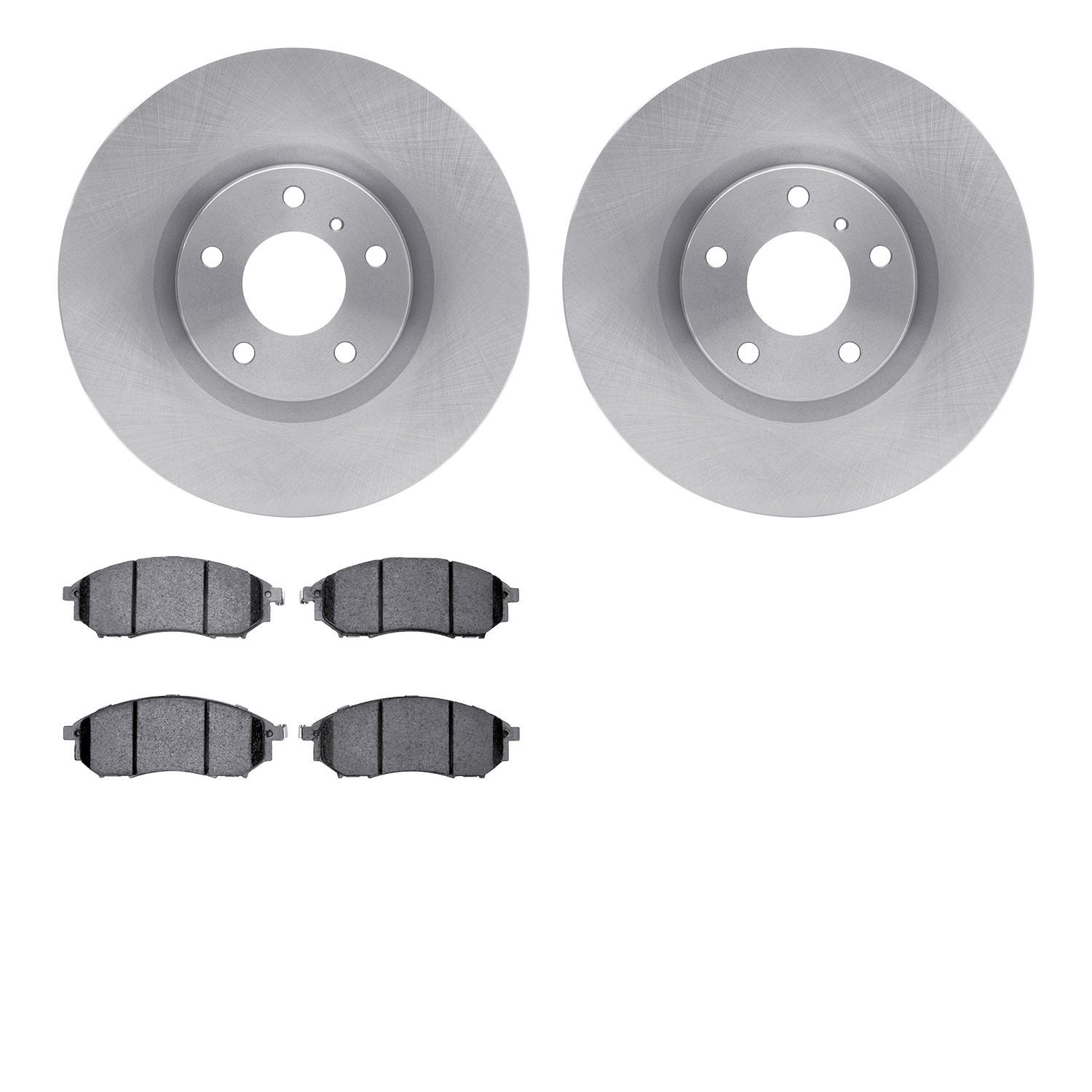 6502-67342 Brake Rotors w/5000 Advanced Brake Pads Kit, 2005-2013 Infiniti/Nissan, Position: Front