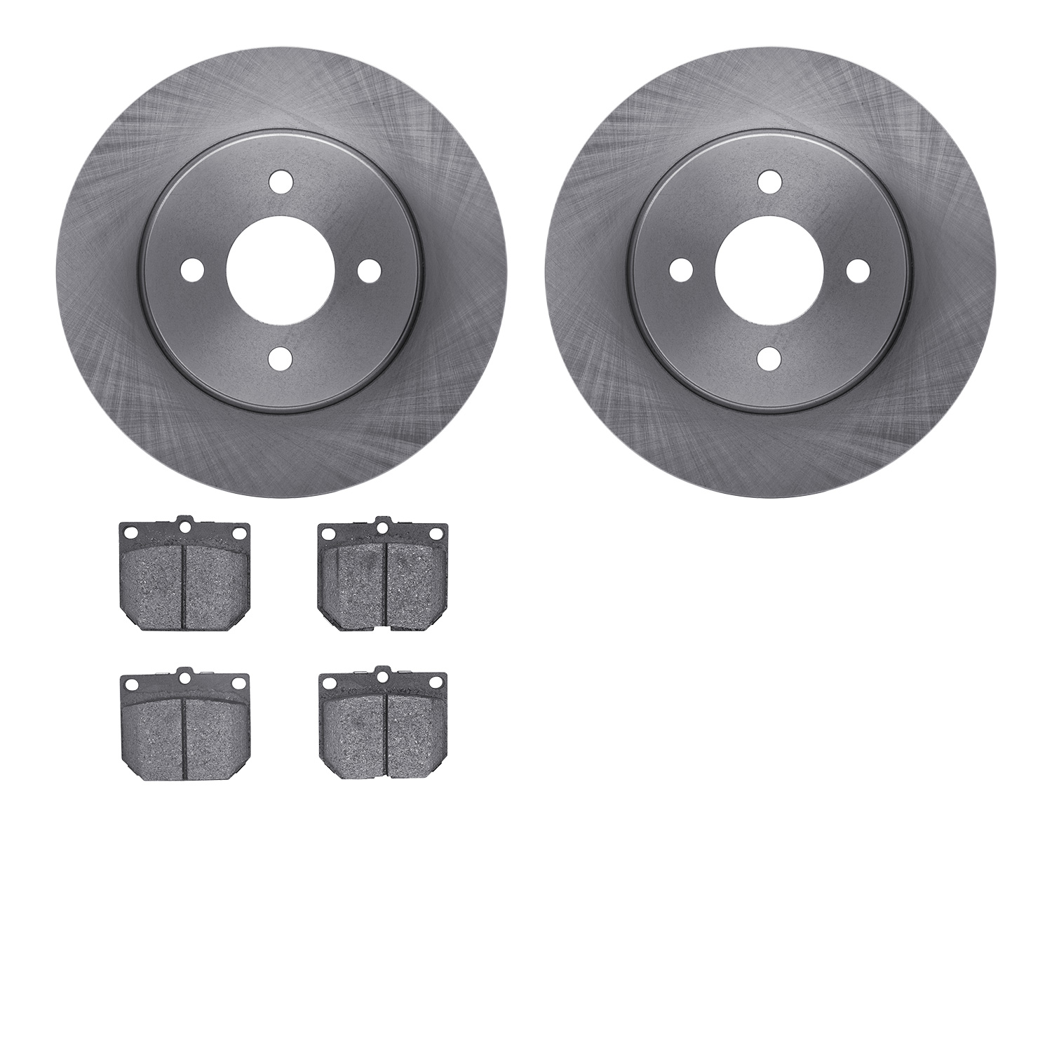 Brake Rotors w/5000 Advanced Brake Pads Kit, 1978-1982