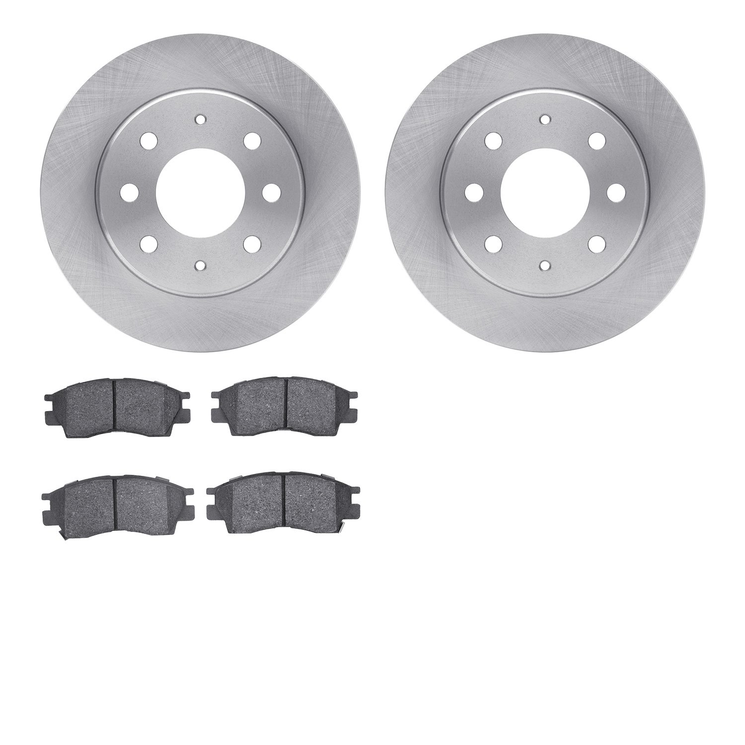 Brake Rotors w/5000 Advanced Brake Pads Kit, 1988-1990