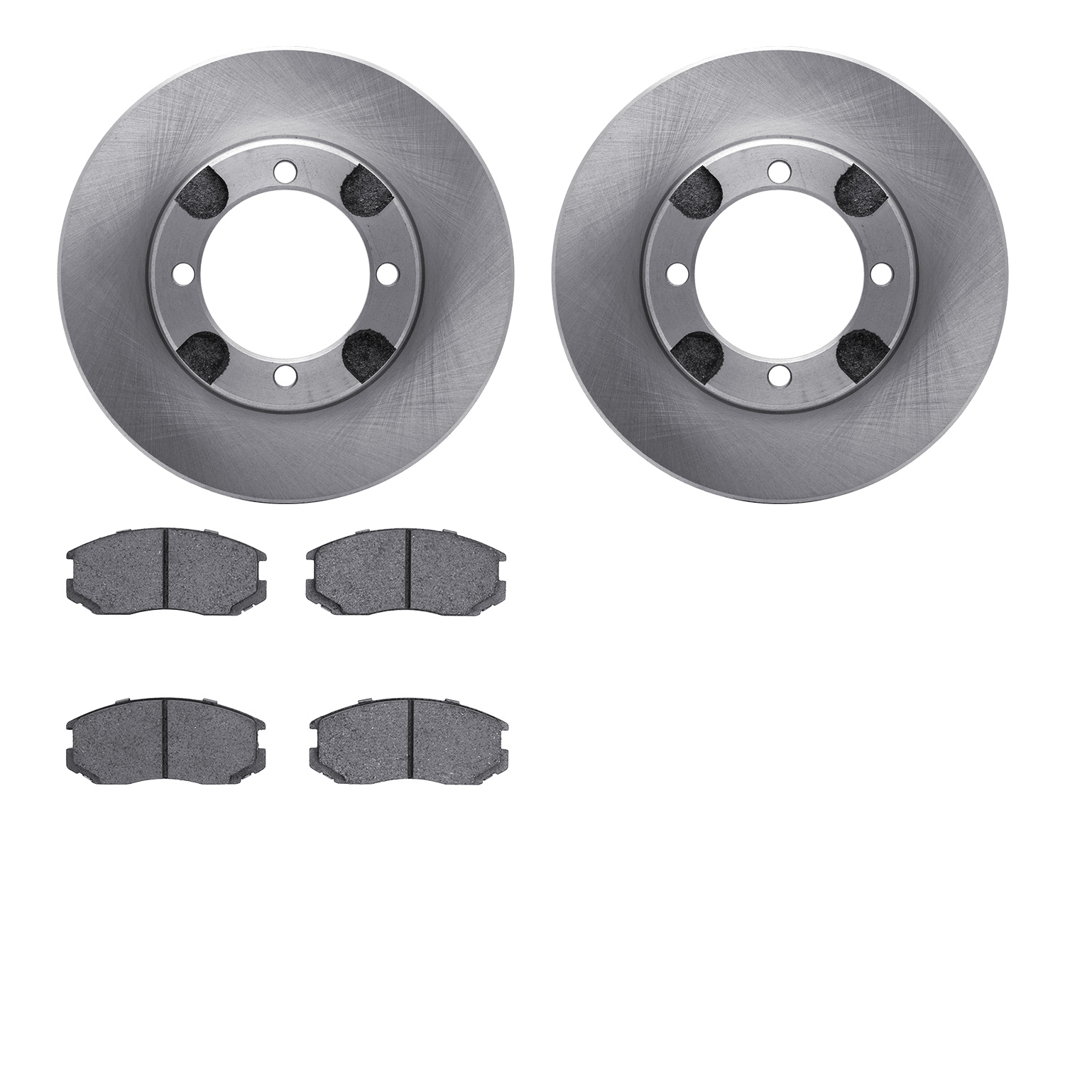 Brake Rotors w/5000 Advanced Brake Pads Kit, 1992-1992