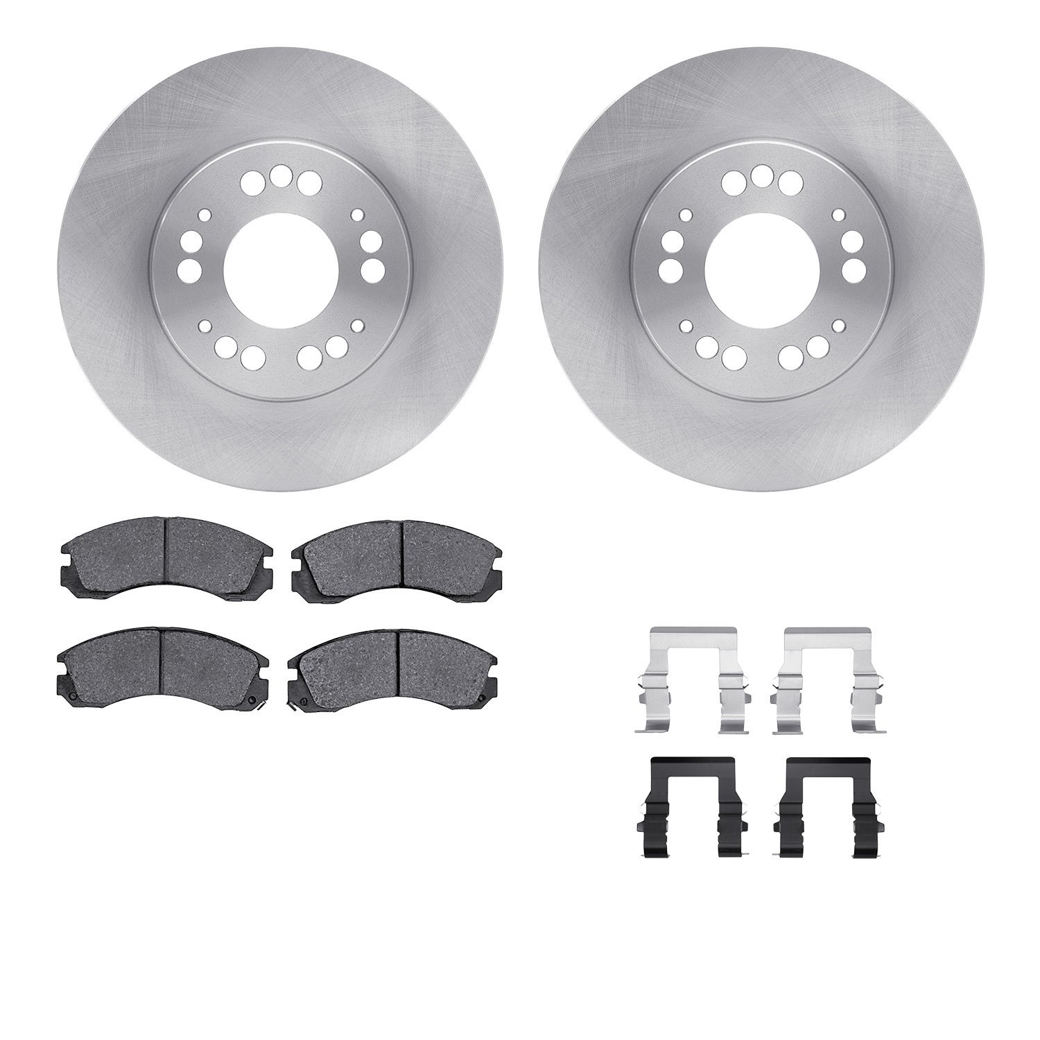 Brake Rotors w/5000 Advanced Brake Pads Kit with