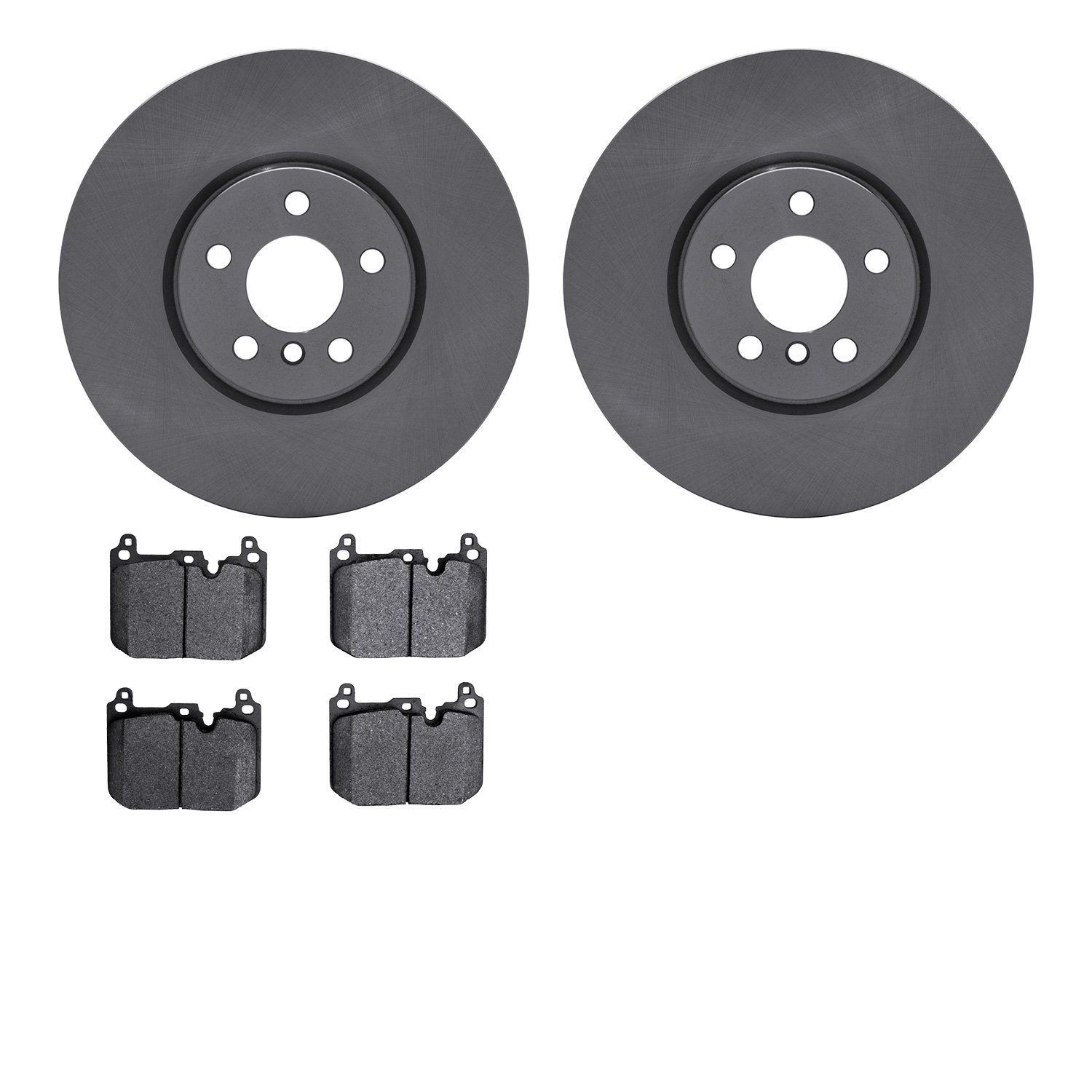 6602-32077 Brake Rotors w/5000 Euro Ceramic Brake Pads, 2015-2019 Mini, Position: Front