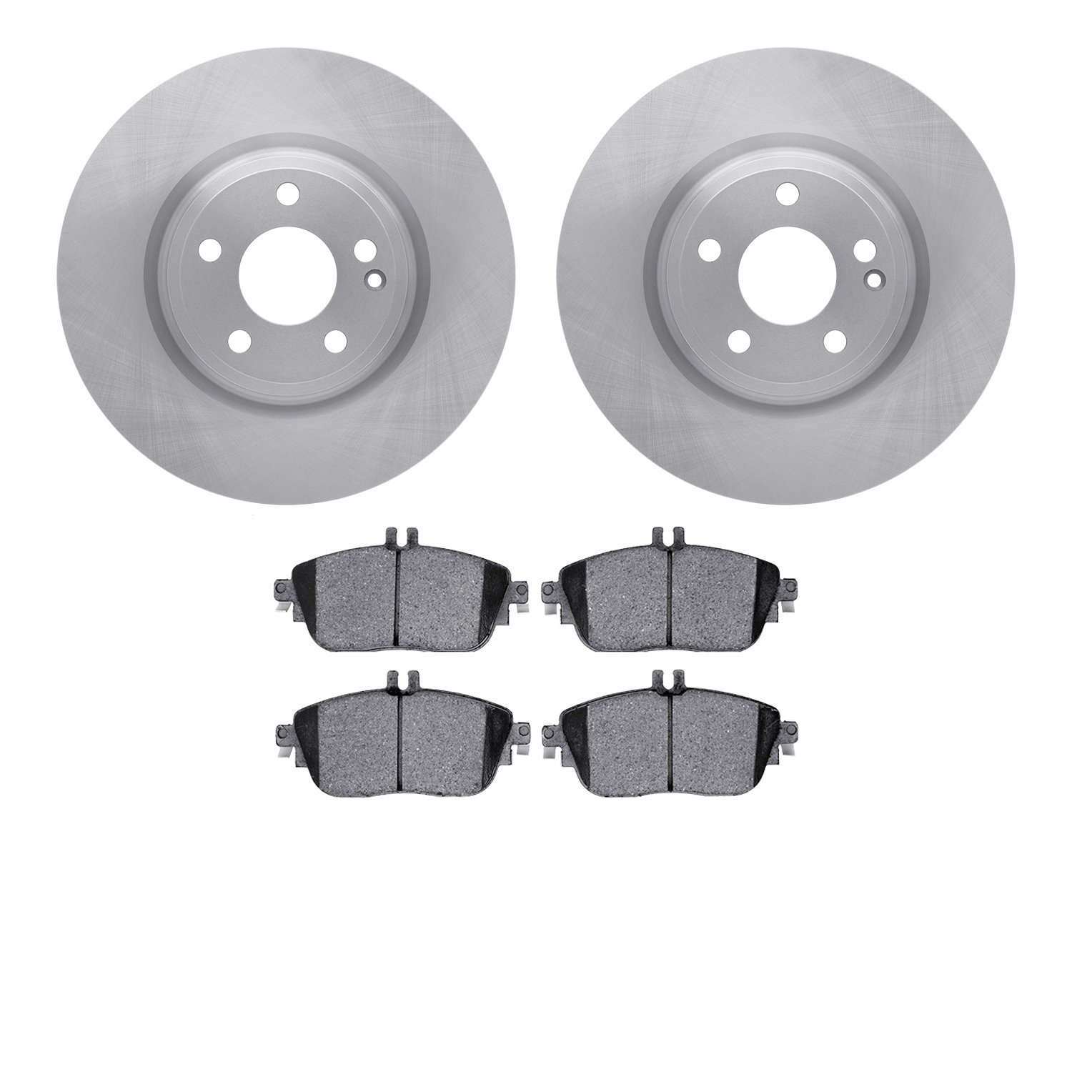 6602-63303 Brake Rotors w/5000 Euro Ceramic Brake Pads, 2014-2020 Multiple Makes/Models, Position: Front