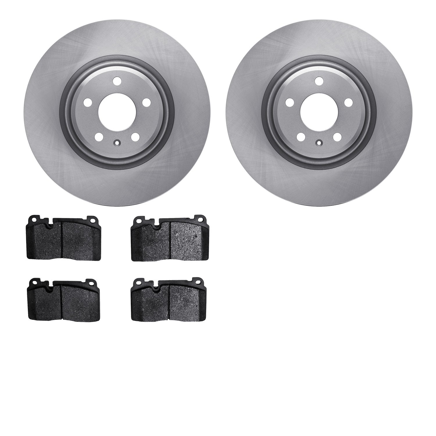 6602-73259 Brake Rotors w/5000 Euro Ceramic Brake Pads, 2013-2020 Multiple Makes/Models, Position: Front