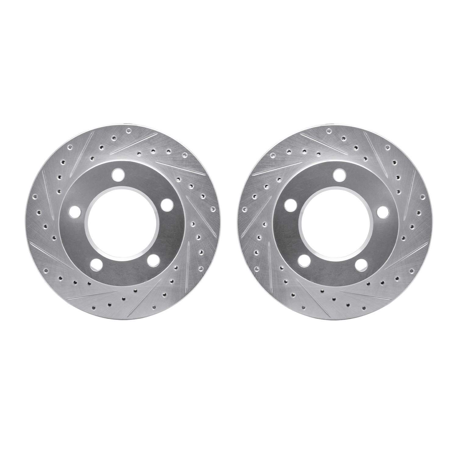 Drilled/Slotted Brake Rotors [Silver], 1994-1996