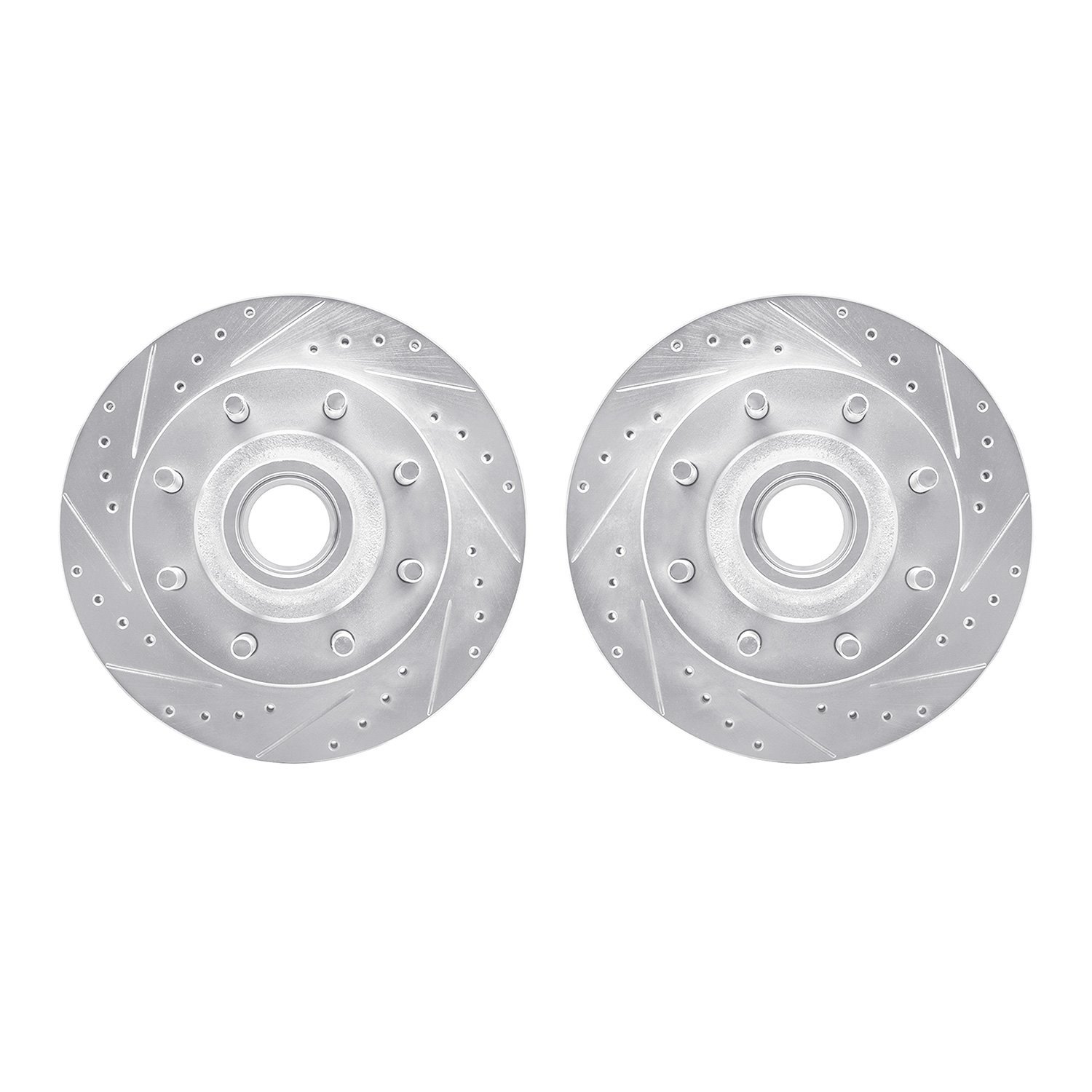 Drilled/Slotted Brake Rotors [Silver], 1995-2004